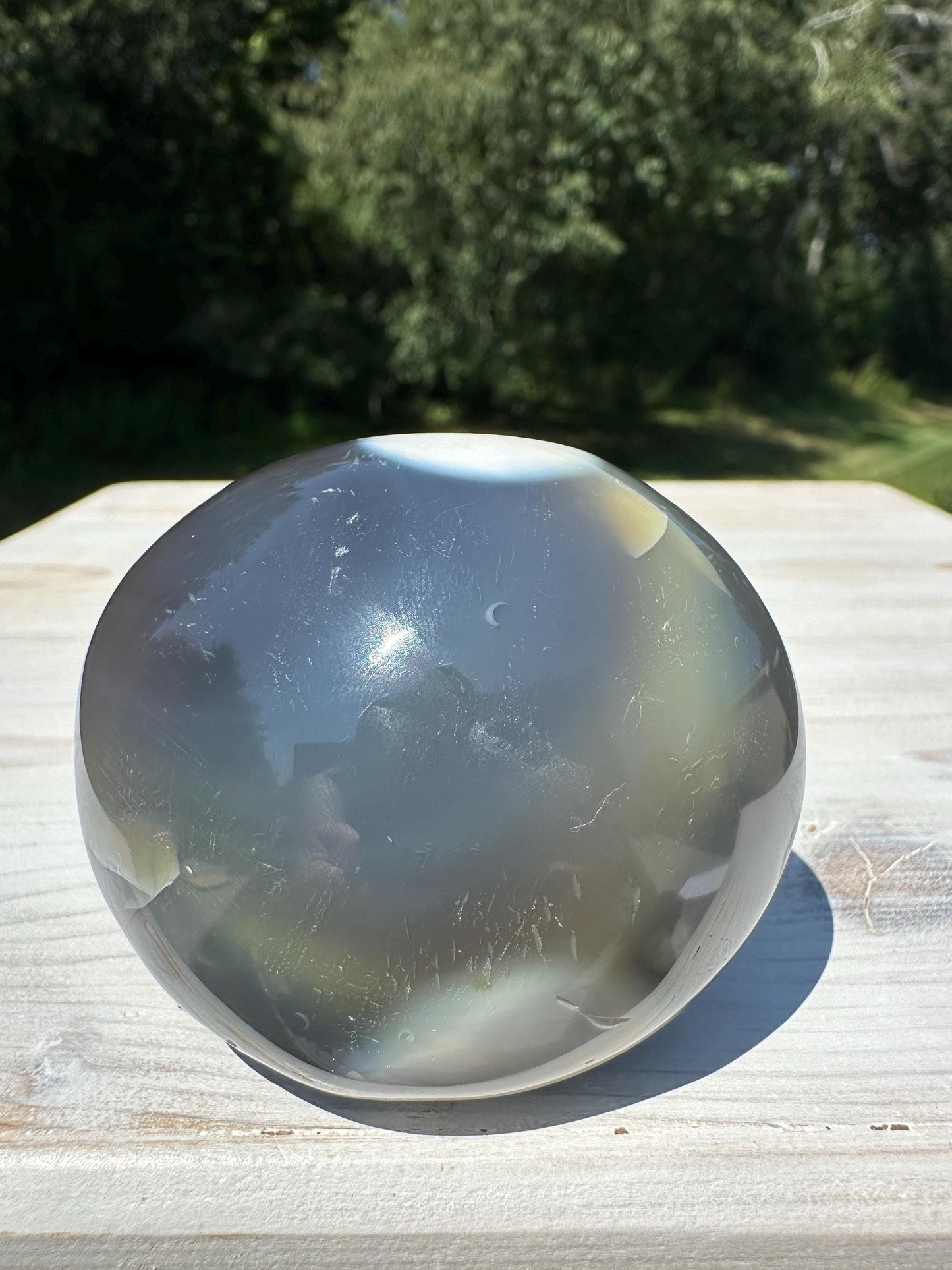 Orca Agate Gallet Crystal - #1