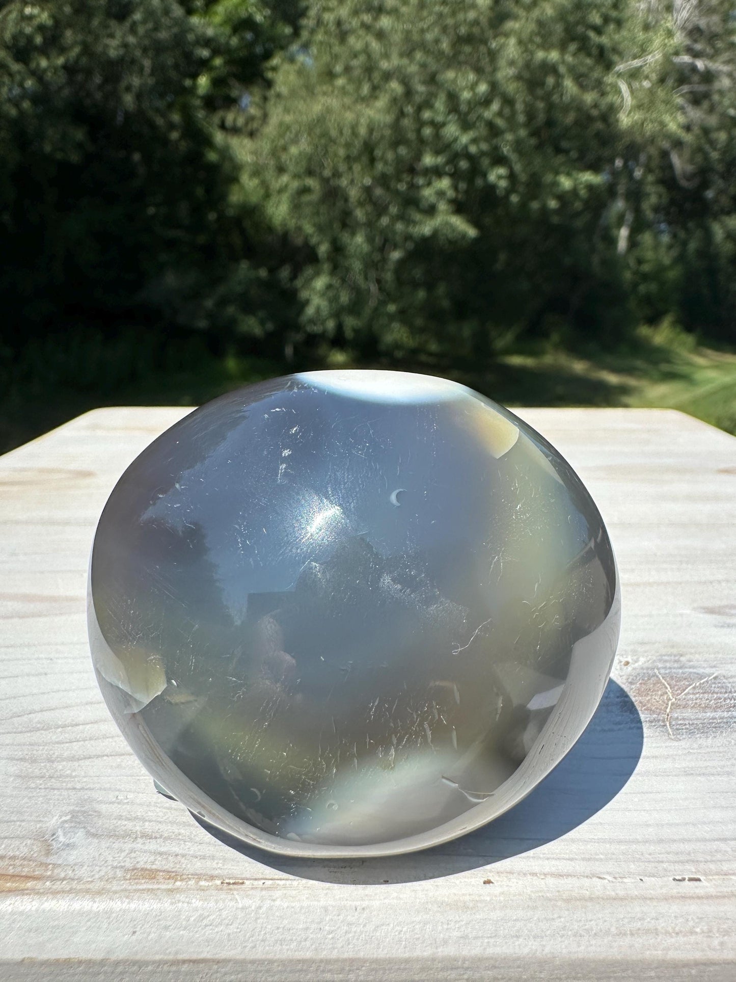 Orca Agate Gallet Crystal - #1