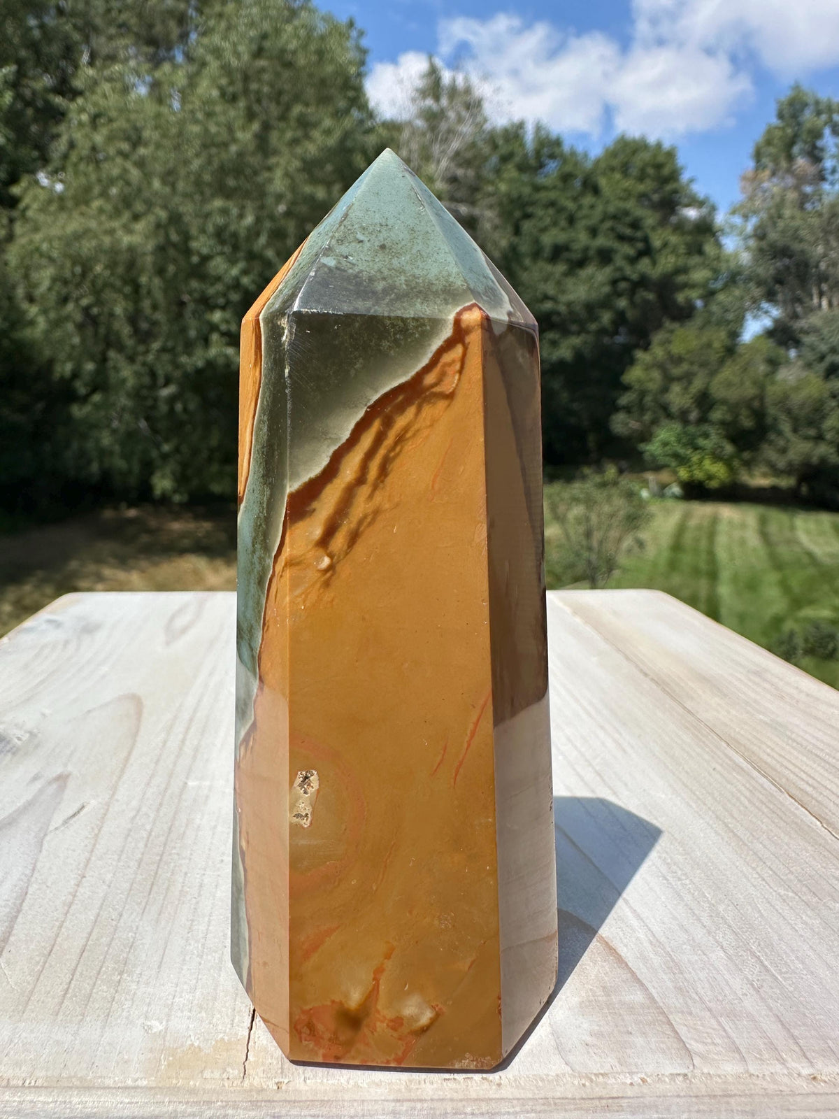 Polychrome Jasper Polished Point - #1