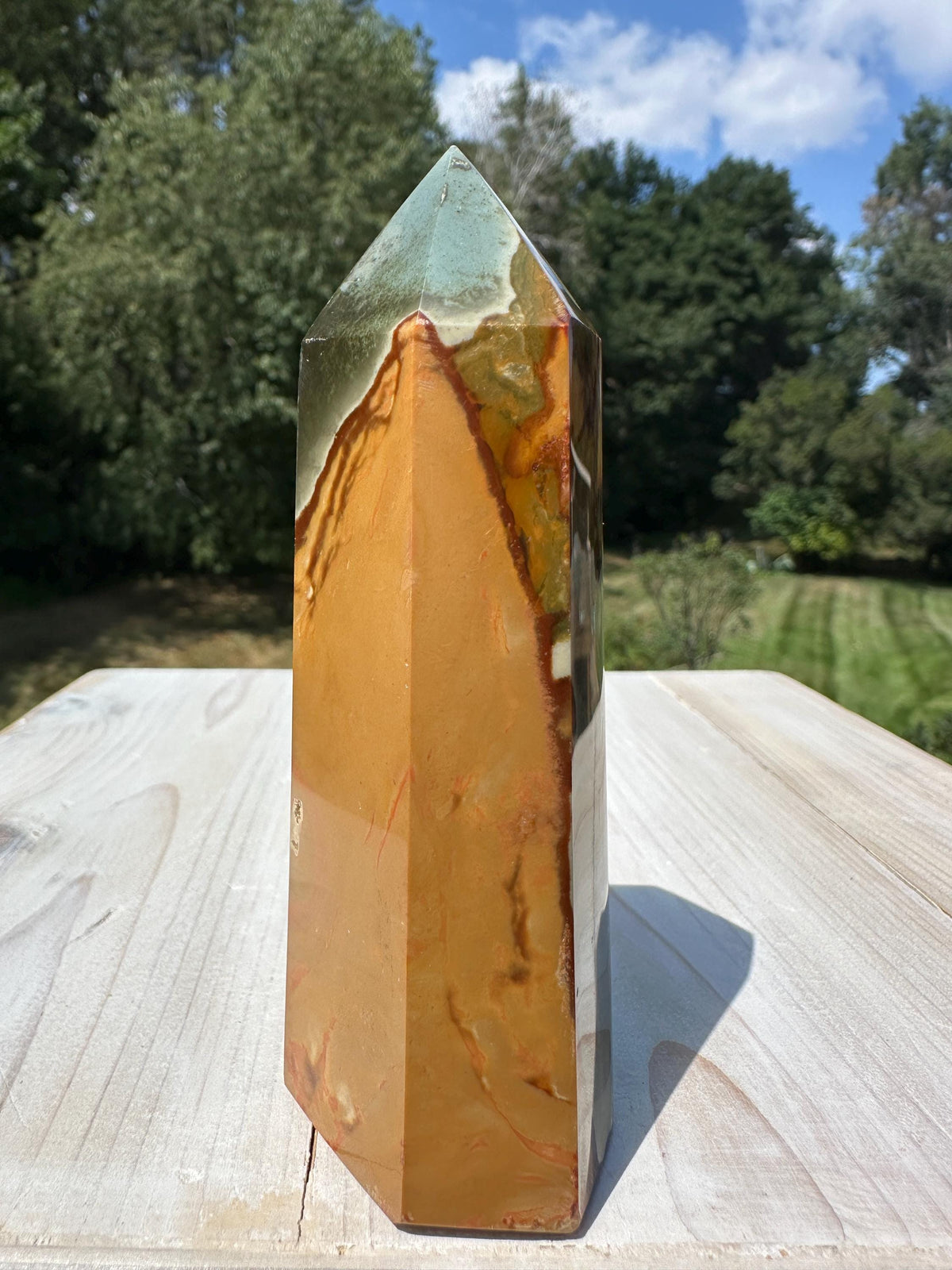 Polychrome Jasper Polished Point - #1