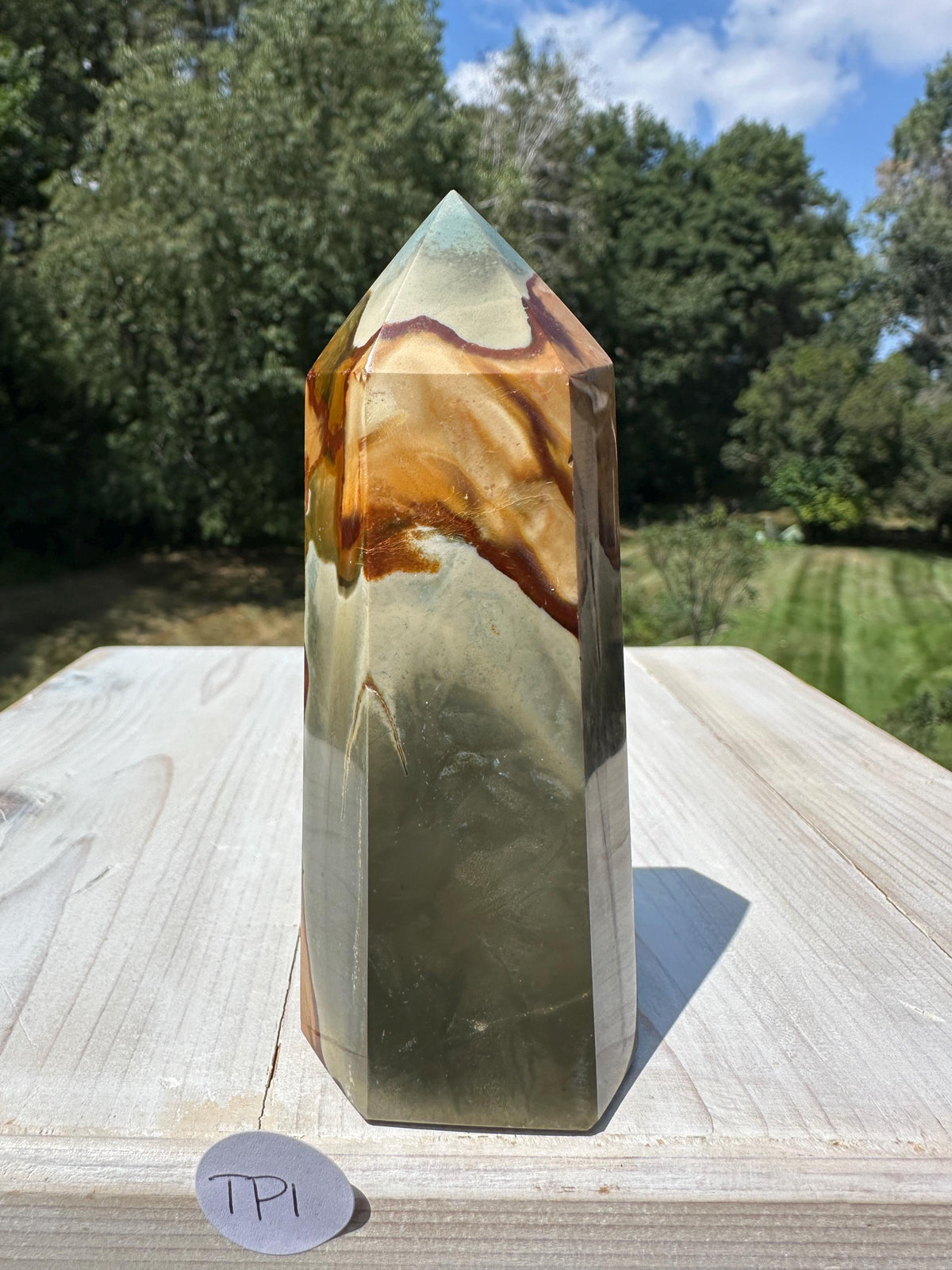 Polychrome Jasper Polished Point - #1