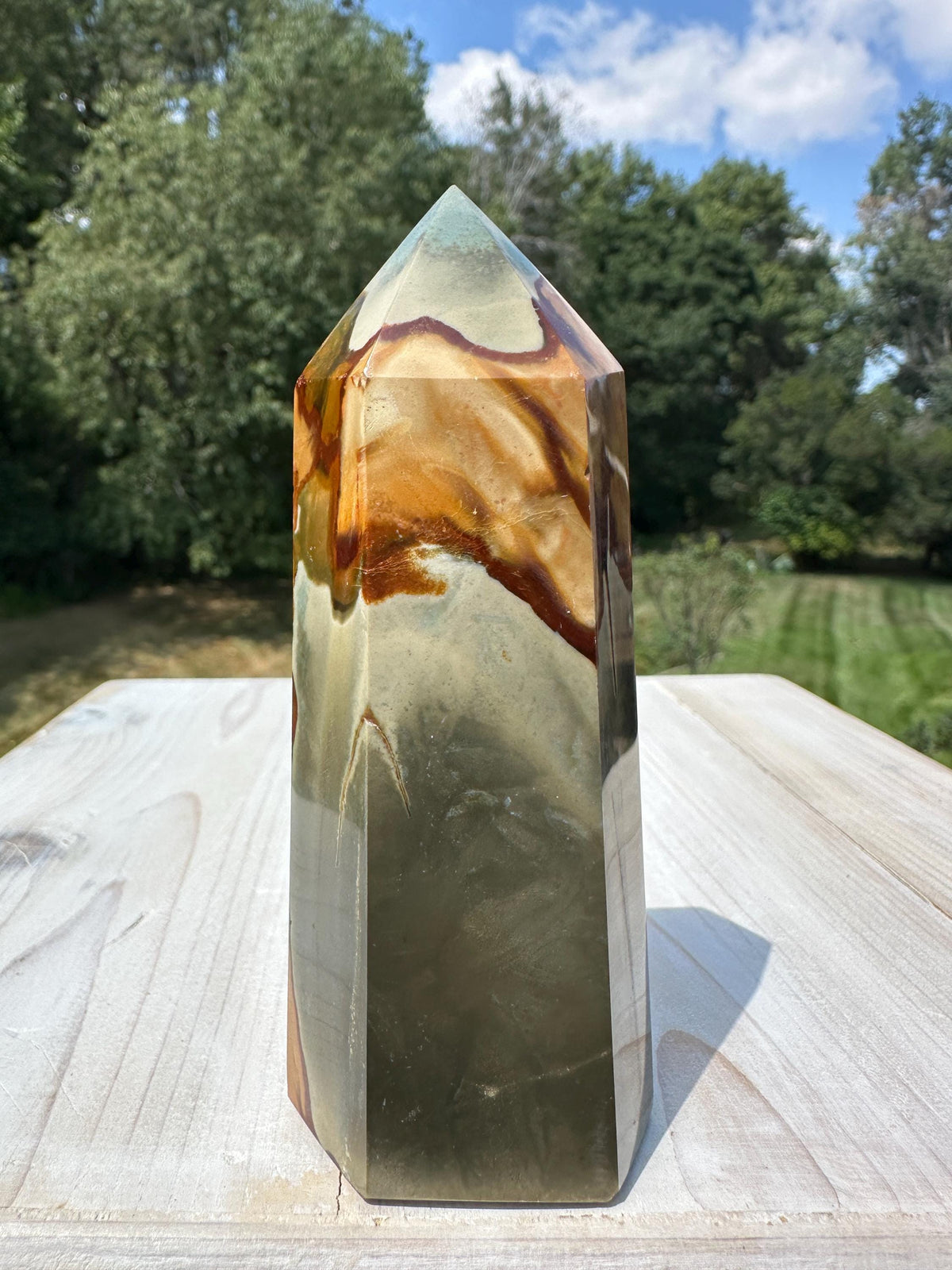 Polychrome Jasper Polished Point - #1