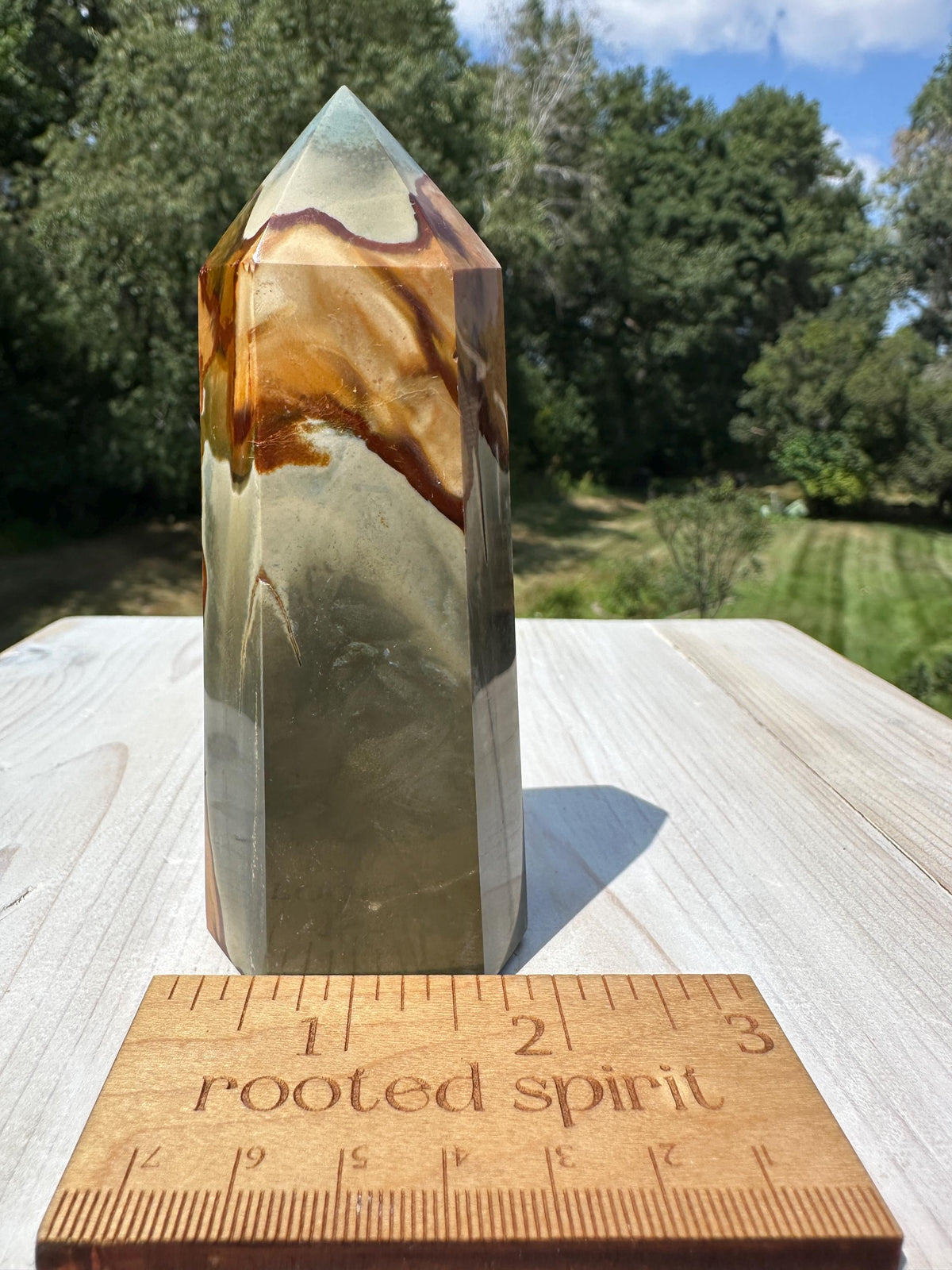 Polychrome Jasper Polished Point - #1
