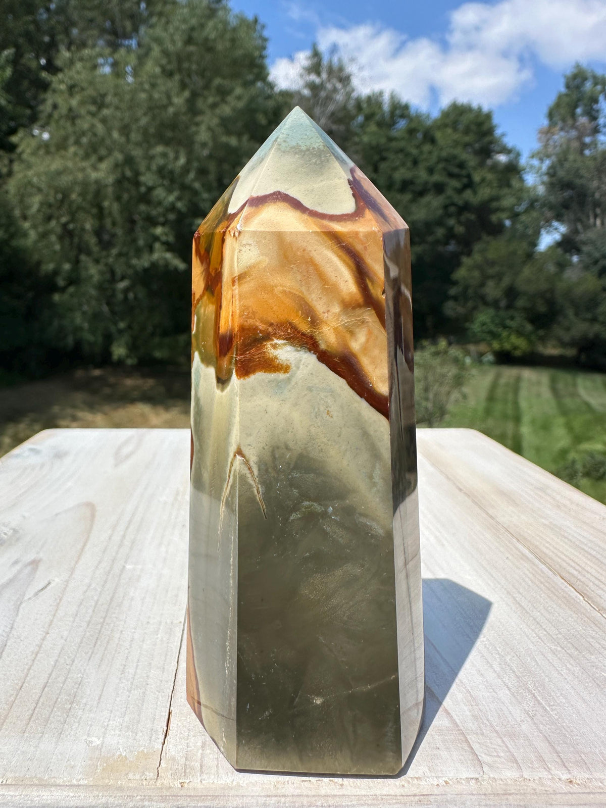 Polychrome Jasper Polished Point - #1