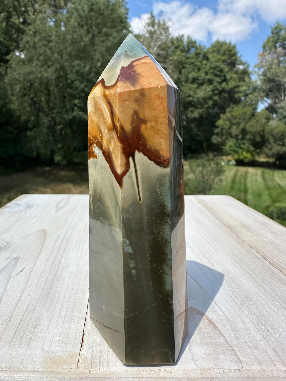 Polychrome Jasper Polished Point - #1