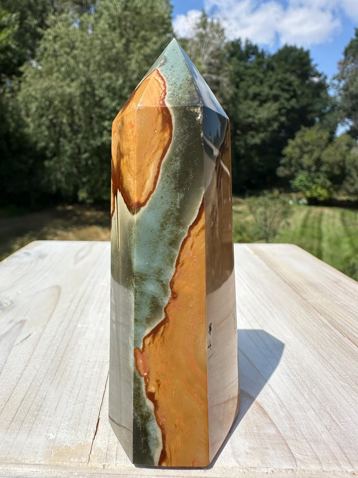 Polychrome Jasper Polished Point - #1