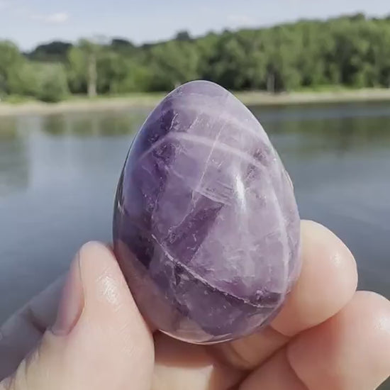 Trapiche Amethyst Egg |  Cabochon Amethyst |  Amethyst Crystal | Natural Trapiche | Star Amethyst