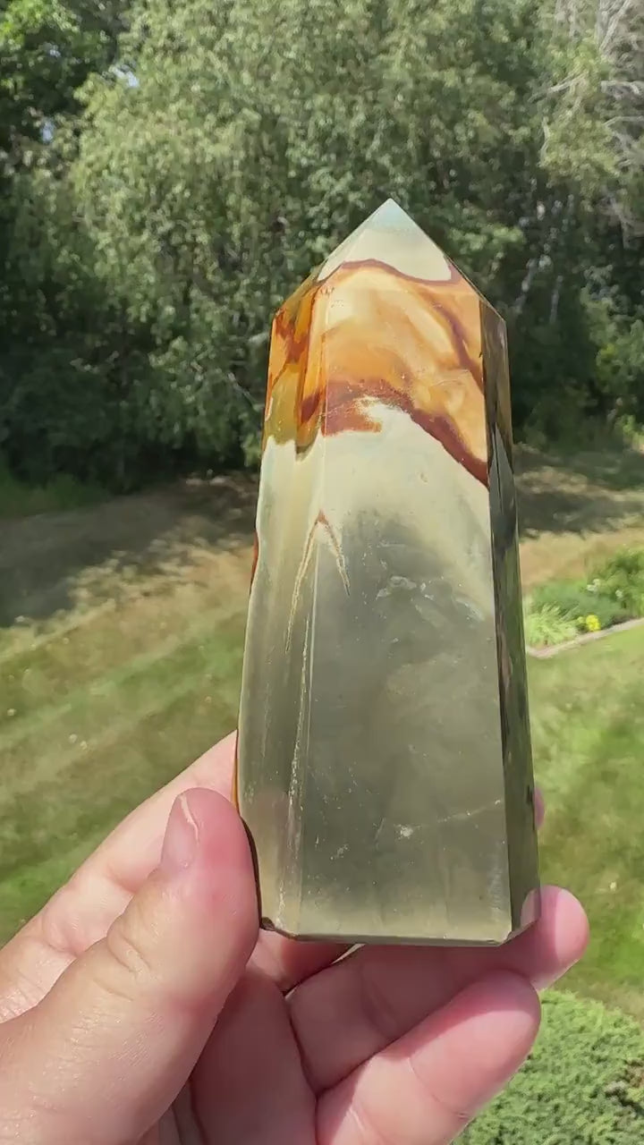 Polychrome Jasper Polished Point - #1