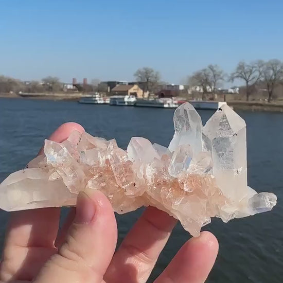 Incredible Rare Himalayan Quartz Cluster from India