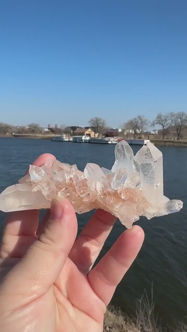 Incredible Rare Himalayan Quartz Cluster from India