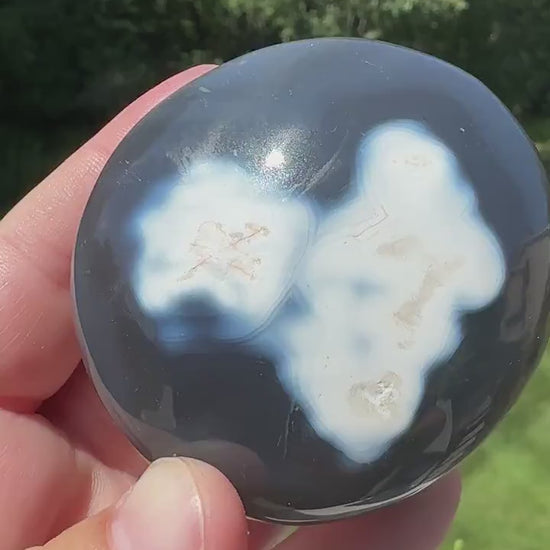 Orca Agate Gallet Crystal - #1