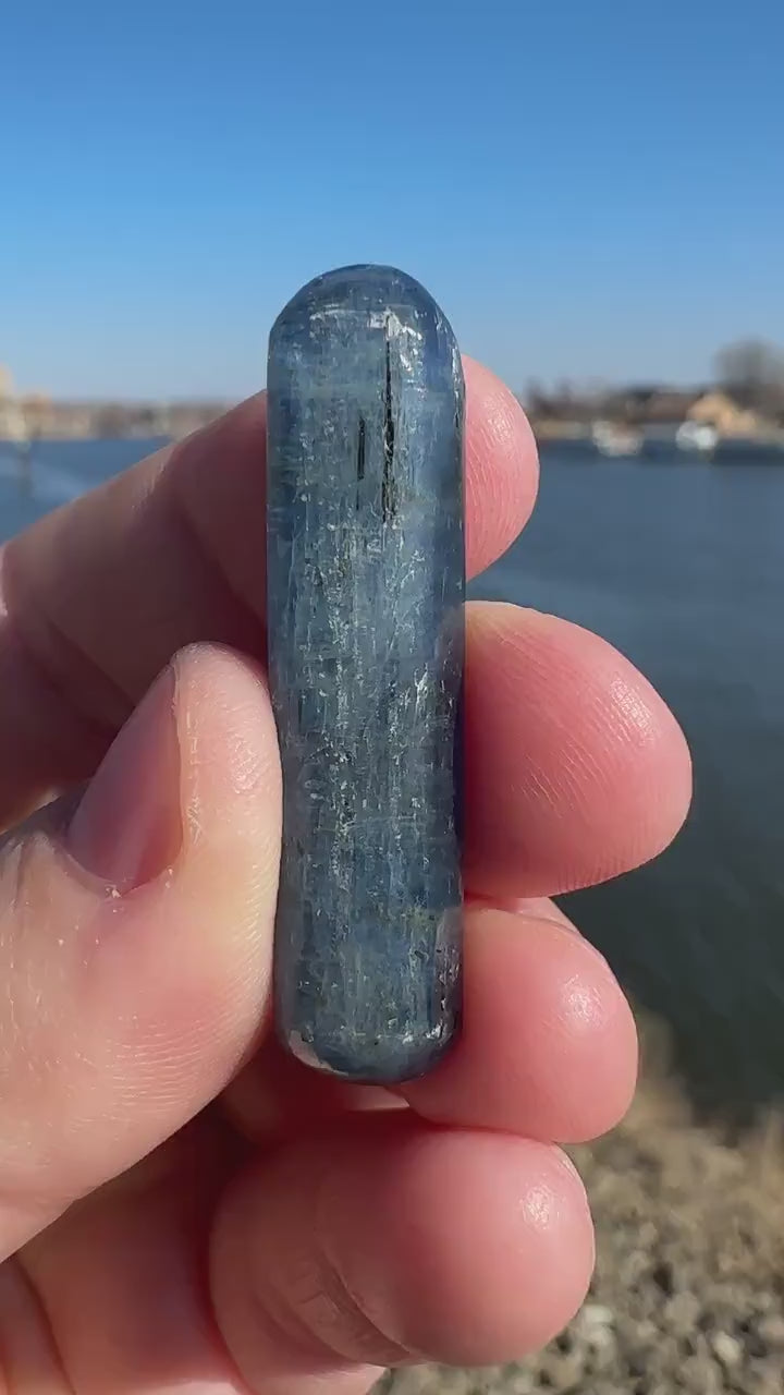 Gorgeous High Quality Polished Blue Kyanite Wands from India | Tucson Exclusive | Gems & Minerals | Crystal Collector Home Decor