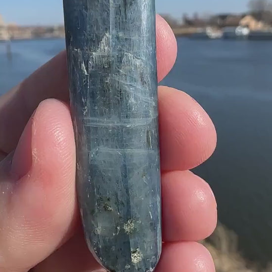 Gorgeous High Quality Polished Blue Kyanite Wands from India | Tucson Exclusive | Gems & Minerals | Crystal Collector Home Decor