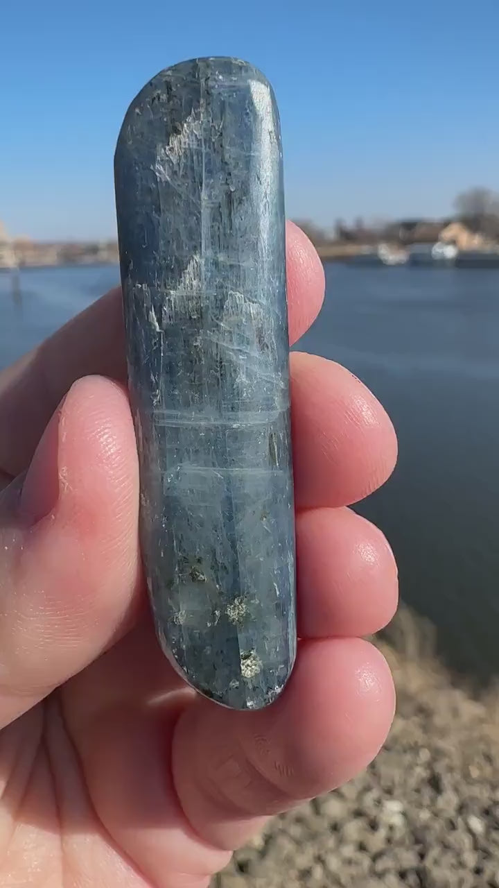 A Quality Polished Blue Kyanite Wands A Quality Polished Blue Kyanite Wands
