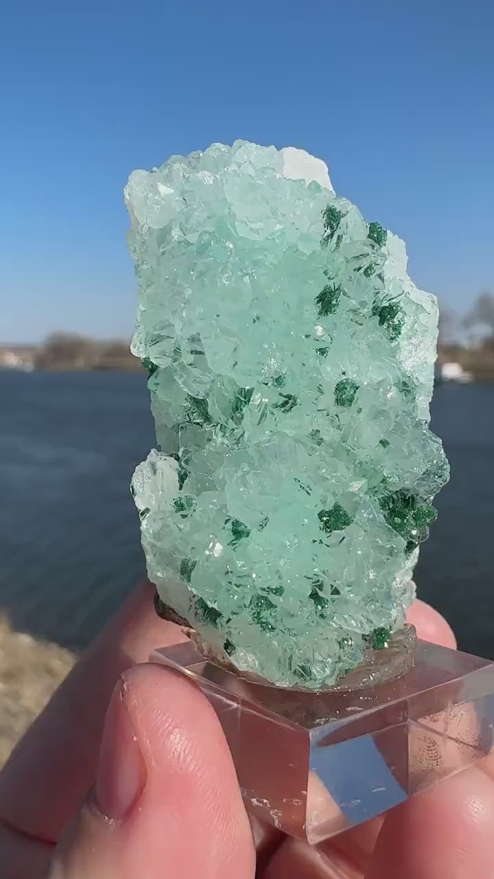 Incredible Druzy Gem Silica Specimen from Peru