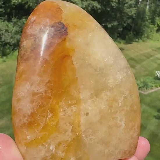Gorgeous Golden Healer Quartz Crystal Freeform - #1