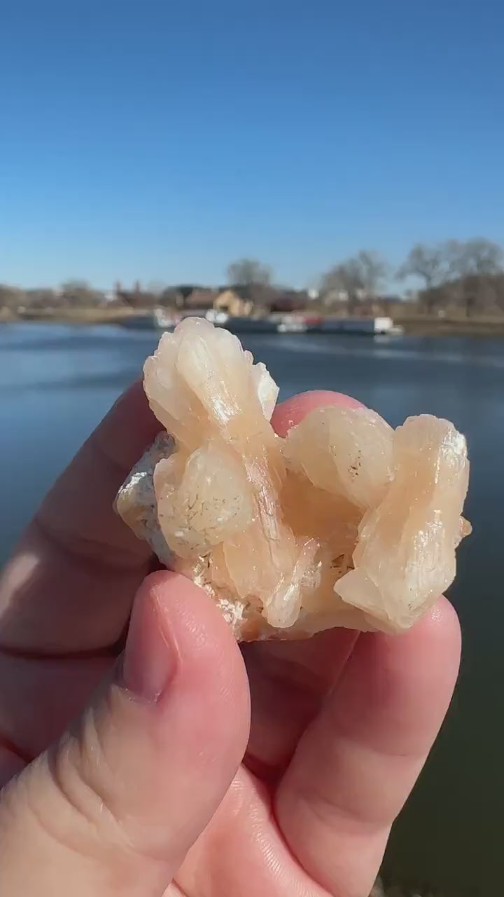 Beautiful Stilbite and Heulandite Clusters from India