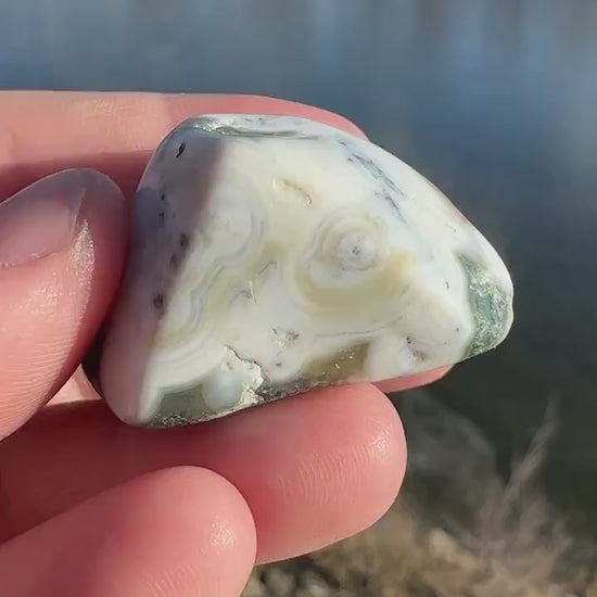 8th Vein Ocean Jasper Tumble | 8th Vein Ocean Jasper | 8th Vein Ocean Jasper Palm Stone | Ocean Jasper Vein 8 | Vein 8 Ocean Jasper