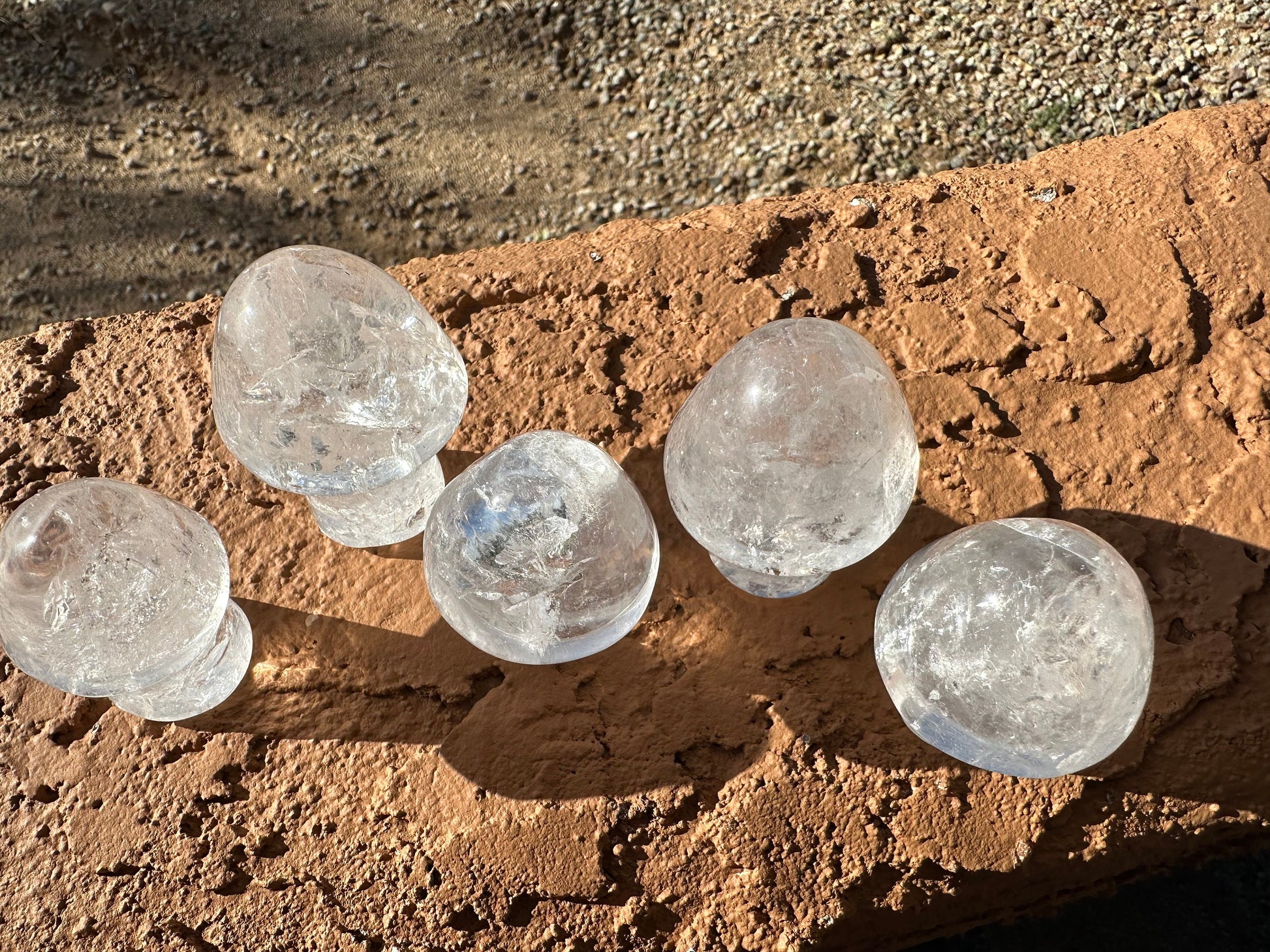 One (1) Clear Quartz Mushroom | Clear Quartz | Mushroom | Healing | Psychic Abilities | Clarity | Calmness