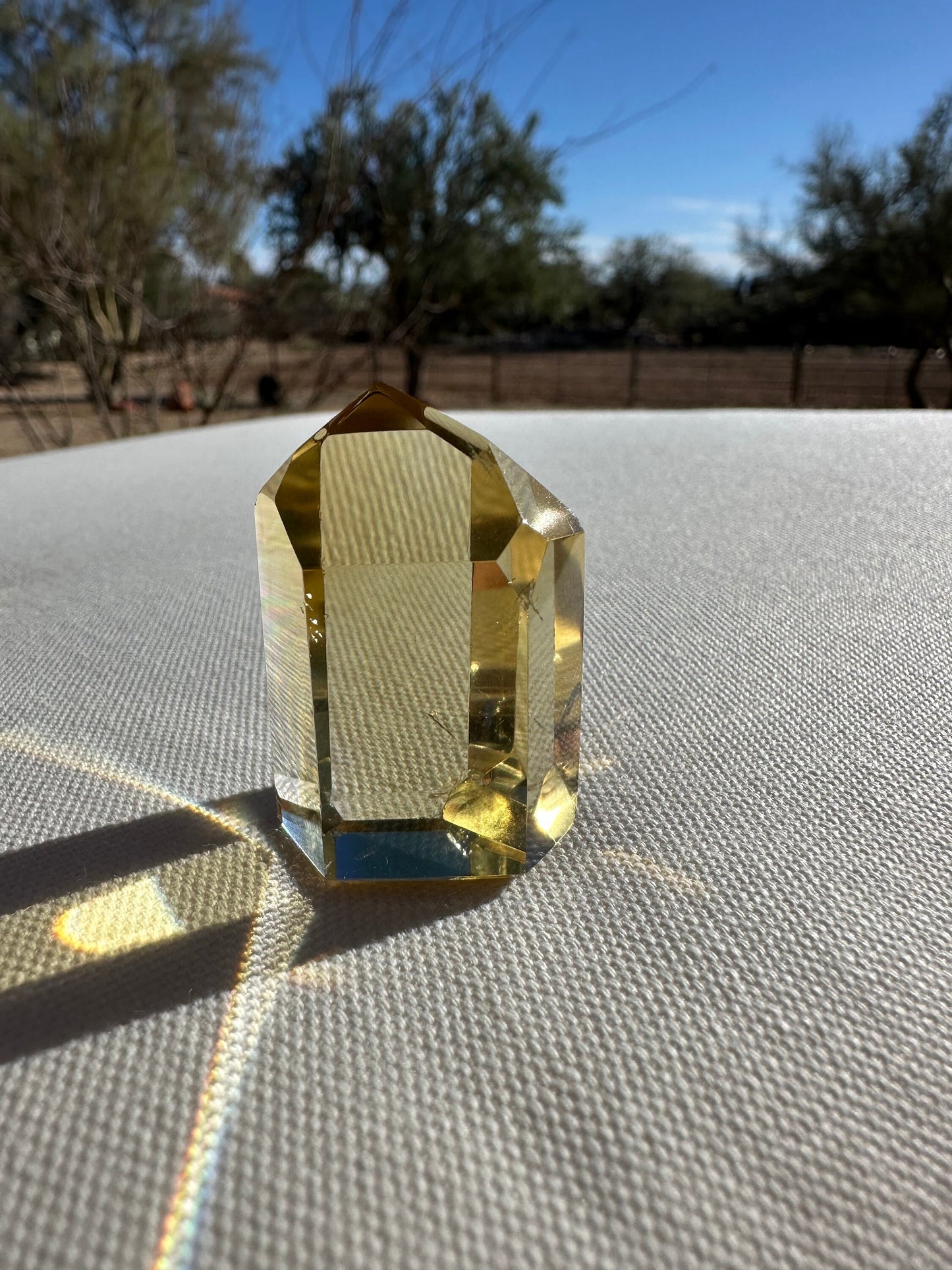 100% NATUAL AMAZING One (1) Small Citrine Tower | Abundance | Wealth | Sunshine | Quartz