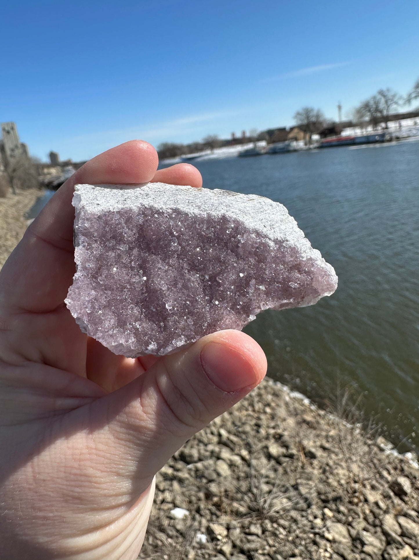 Rainbow Sugar Druzy Cluster | Natural Druzy | Raw Amethyst | Sugar Druzy | Amethyst