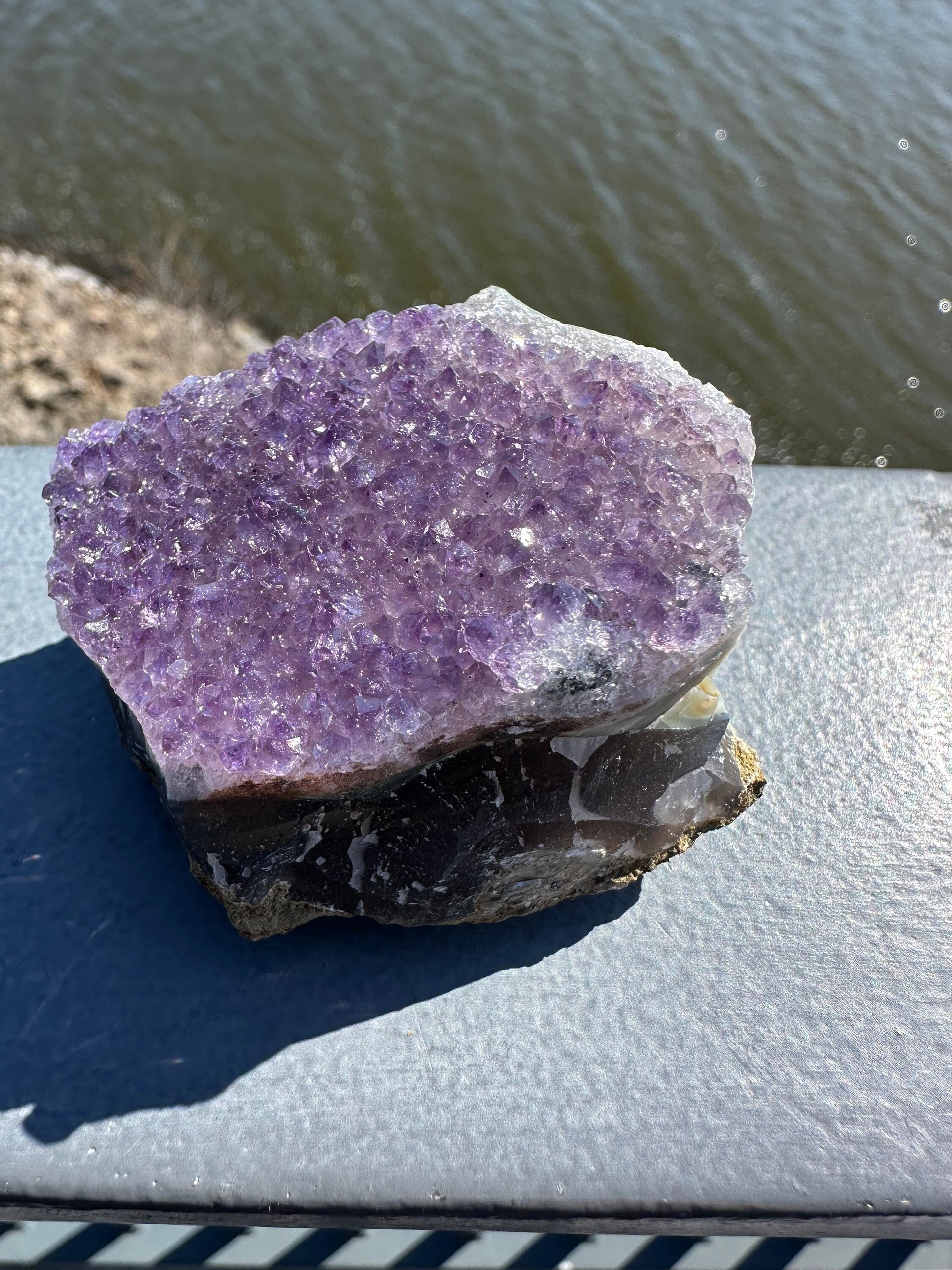 Rainbow Sugar Druzy Cluster | Natural Druzy | Raw Amethyst | Sugar Druzy | Amethyst