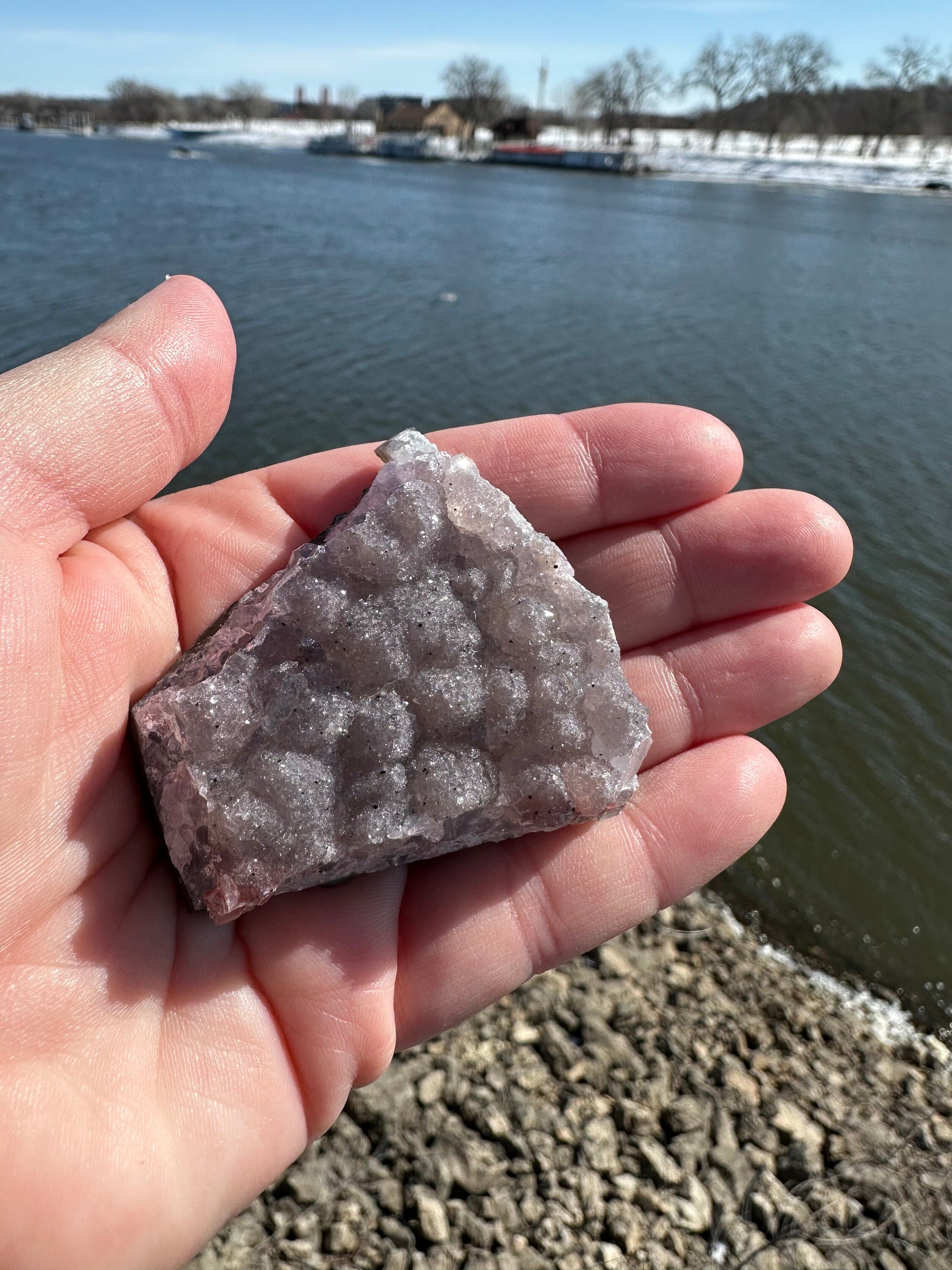 Rainbow Sugar Druzy Cluster | Natural Druzy | Raw Amethyst | Sugar Druzy | Amethyst