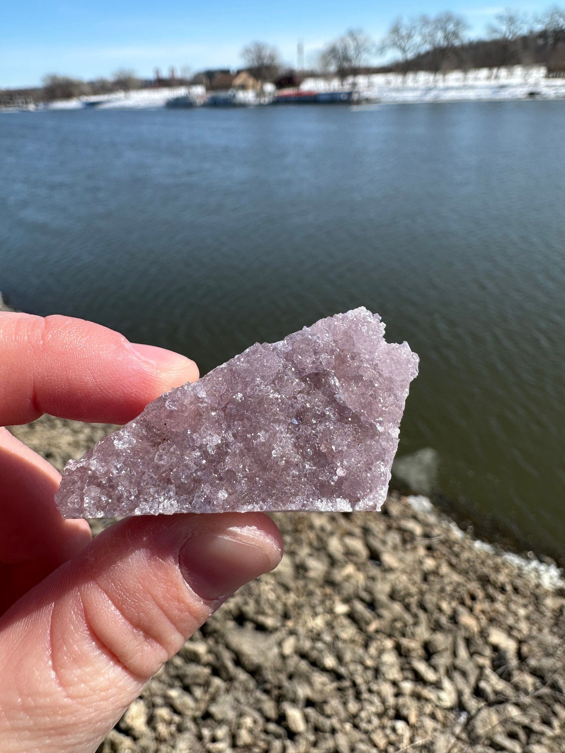 Rainbow Sugar Druzy Cluster | Natural Druzy | Raw Amethyst | Sugar Druzy | Amethyst