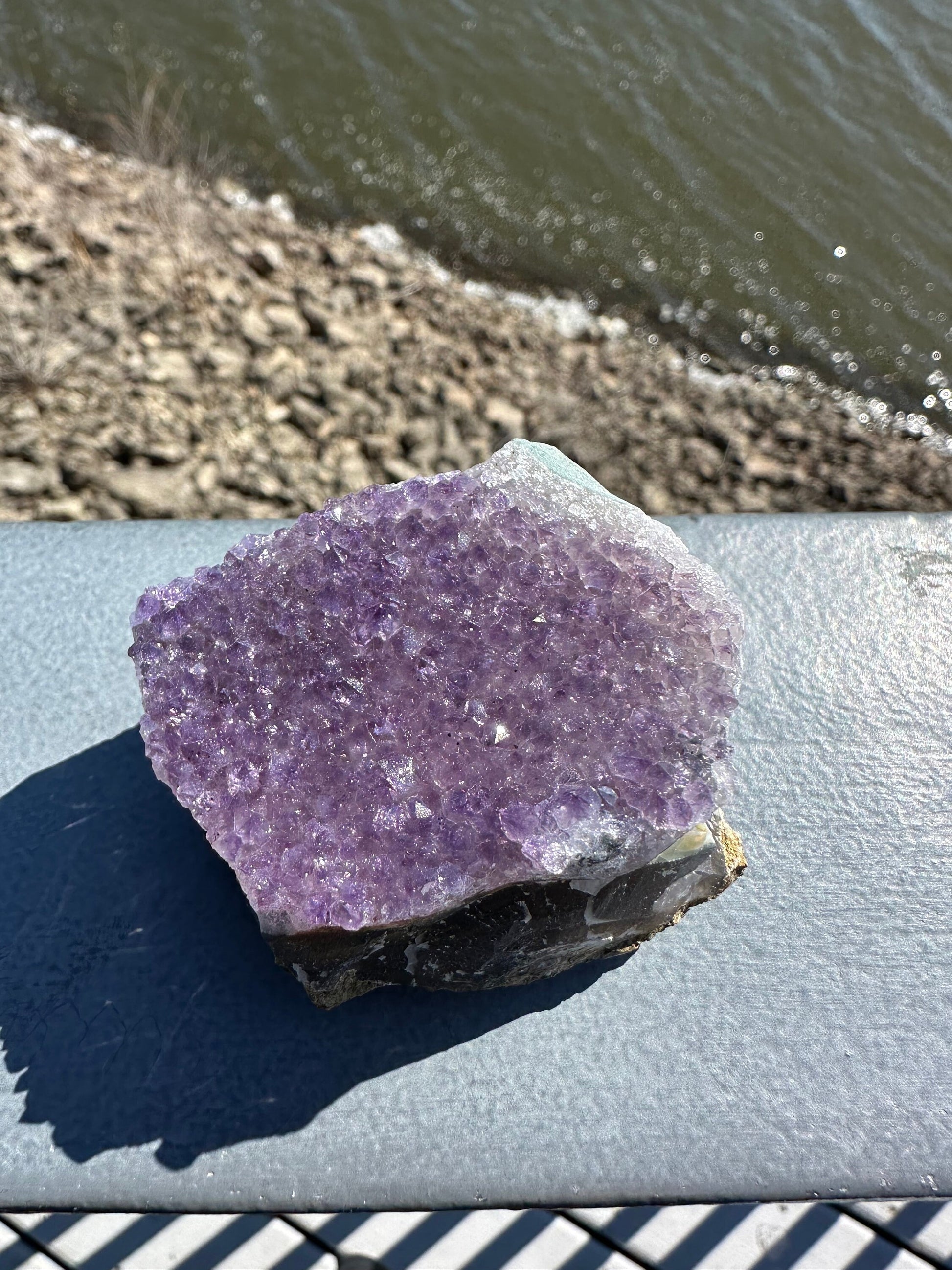 Rainbow Sugar Druzy Cluster | Natural Druzy | Raw Amethyst | Sugar Druzy | Amethyst