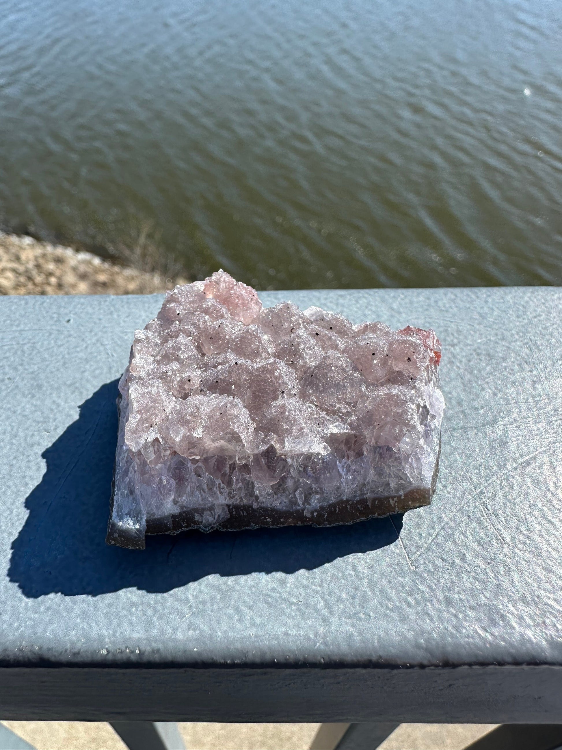 Rainbow Sugar Druzy Cluster | Natural Druzy | Raw Amethyst | Sugar Druzy | Amethyst