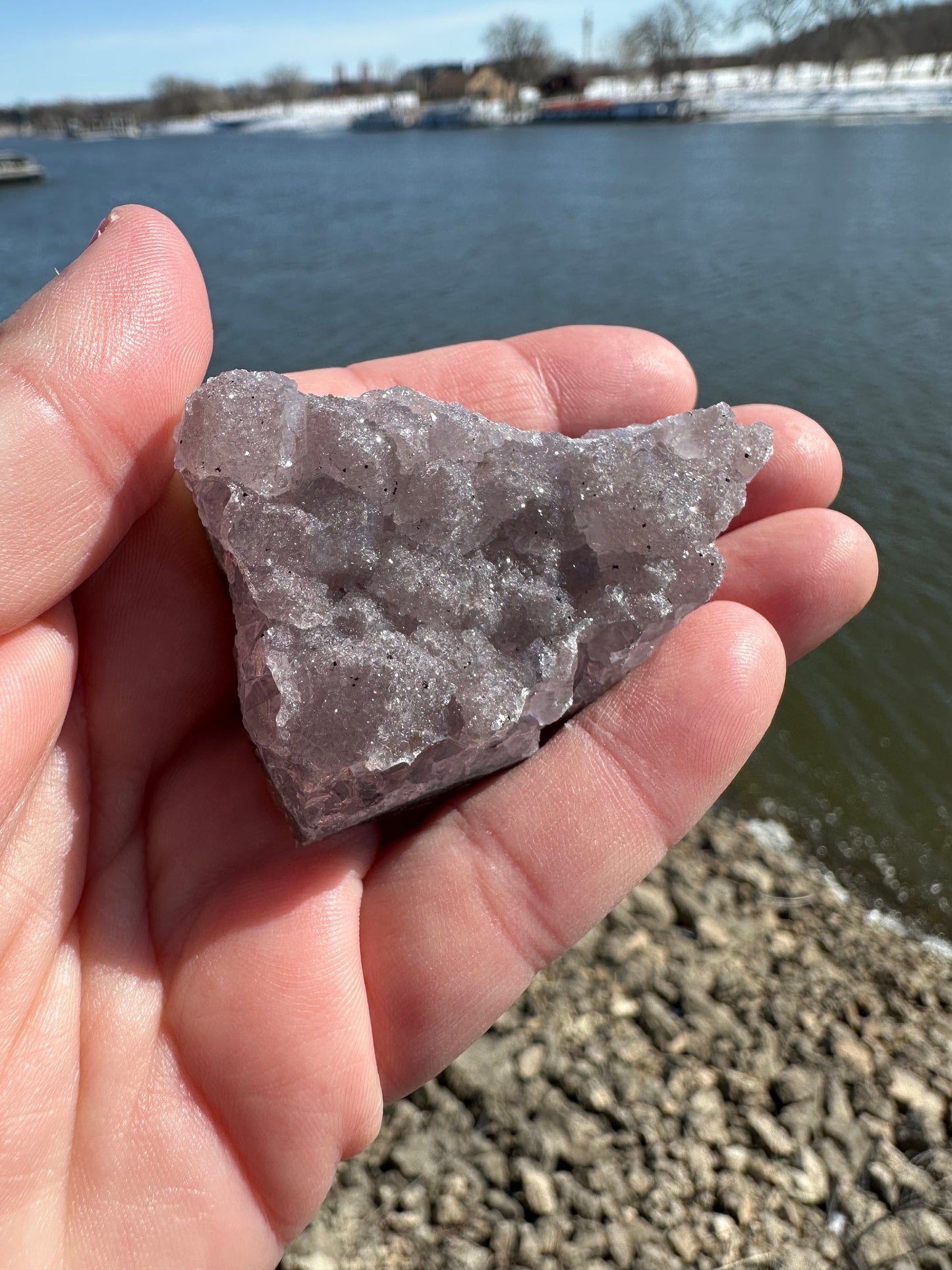 Rainbow Sugar Druzy Cluster | Natural Druzy | Raw Amethyst | Sugar Druzy | Amethyst