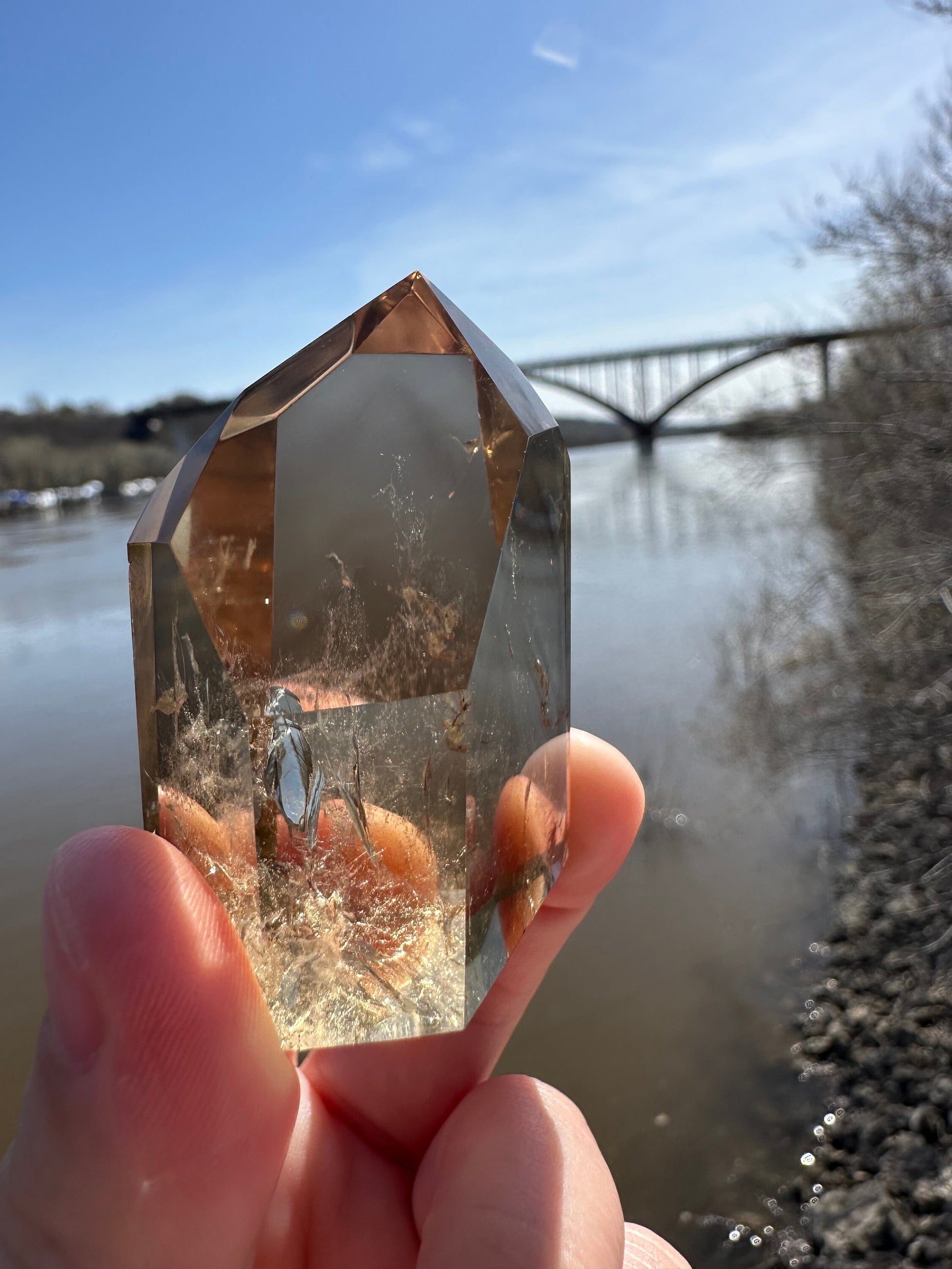 Citrine Tower | Abundance | Wealth | Sunshine | Quartz