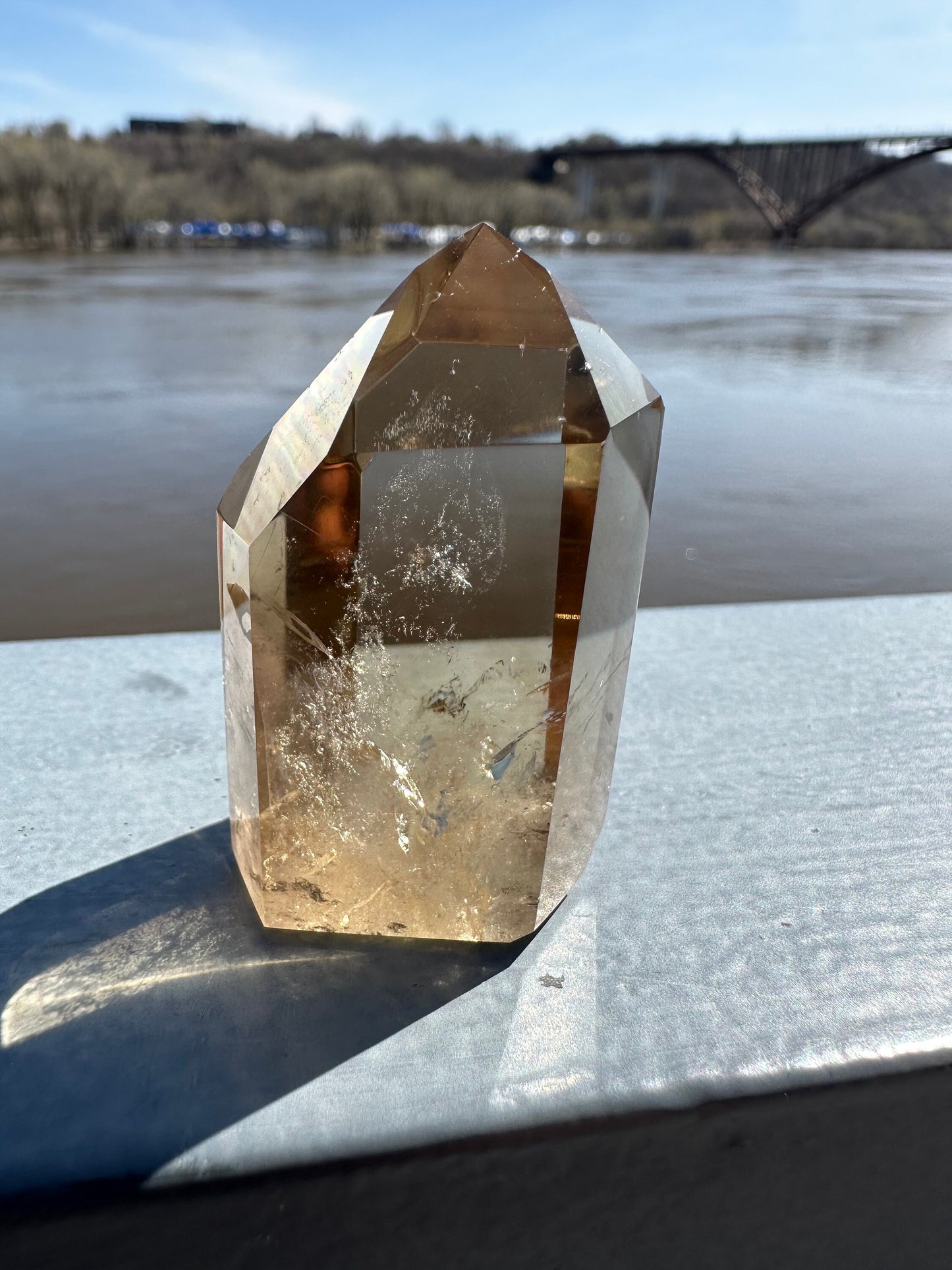 Citrine Tower | Abundance | Wealth | Sunshine | Quartz