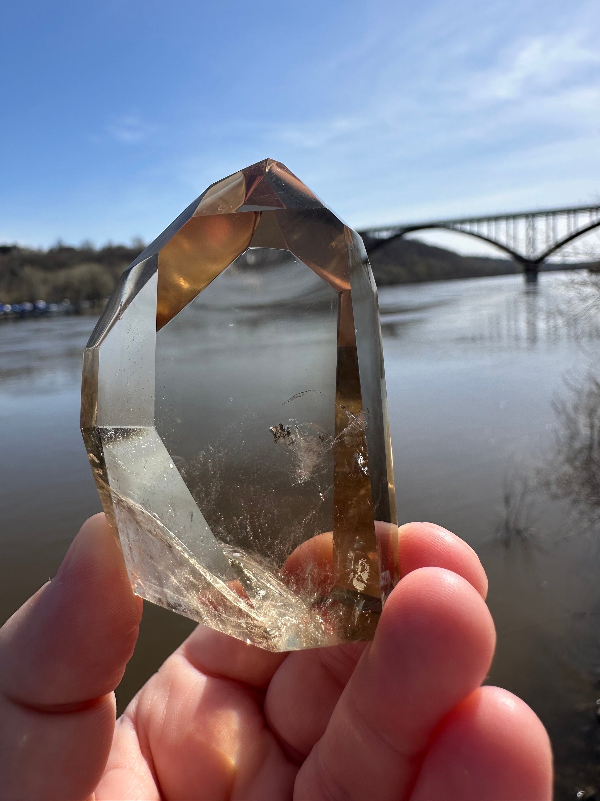 Citrine Tower | Abundance | Wealth | Sunshine | Quartz