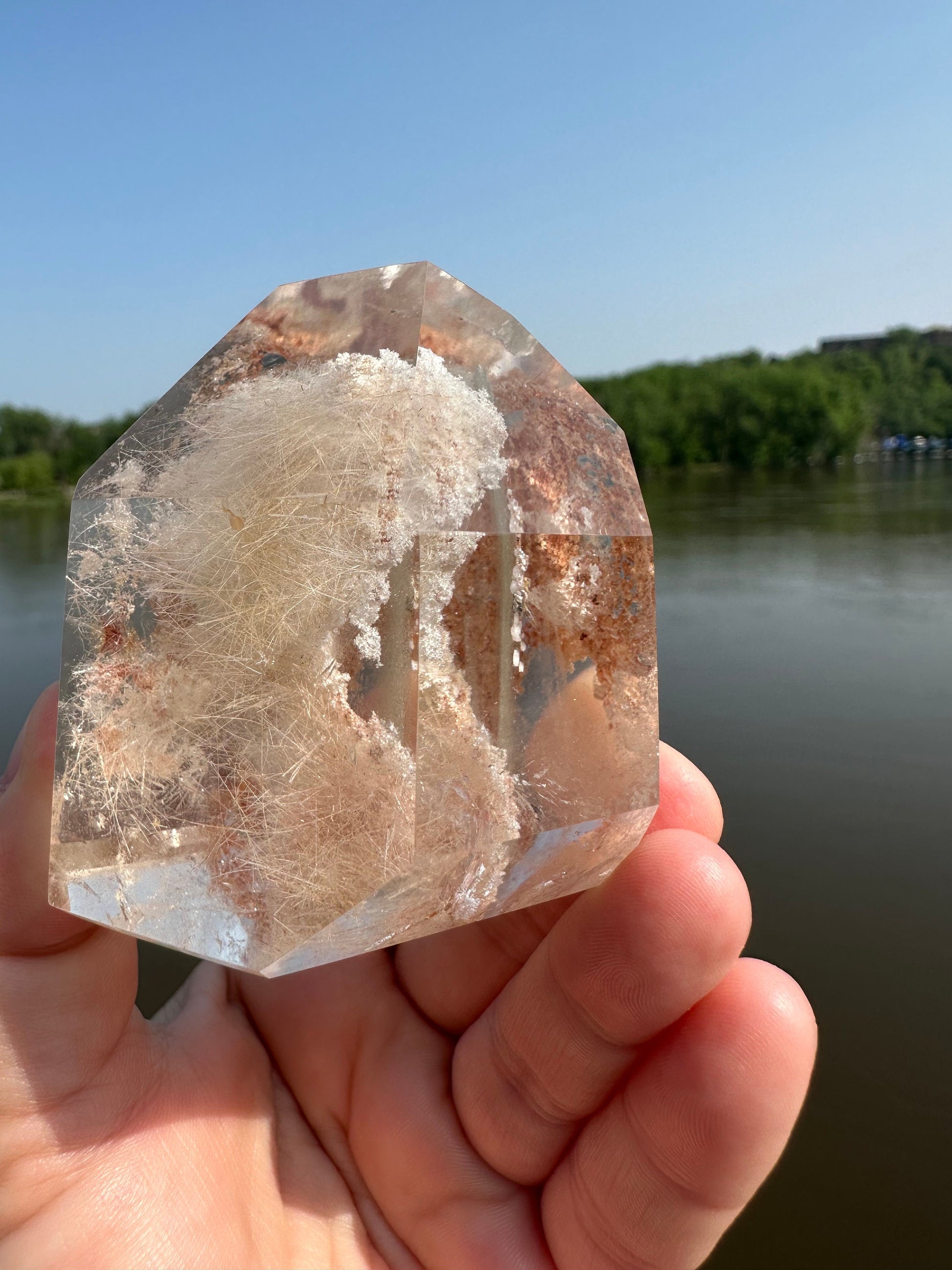 High Quality Rutile Quartz Freeform | Garden Quartz | Inclusion Quartz | High Quality Quartz | Quartz Tower