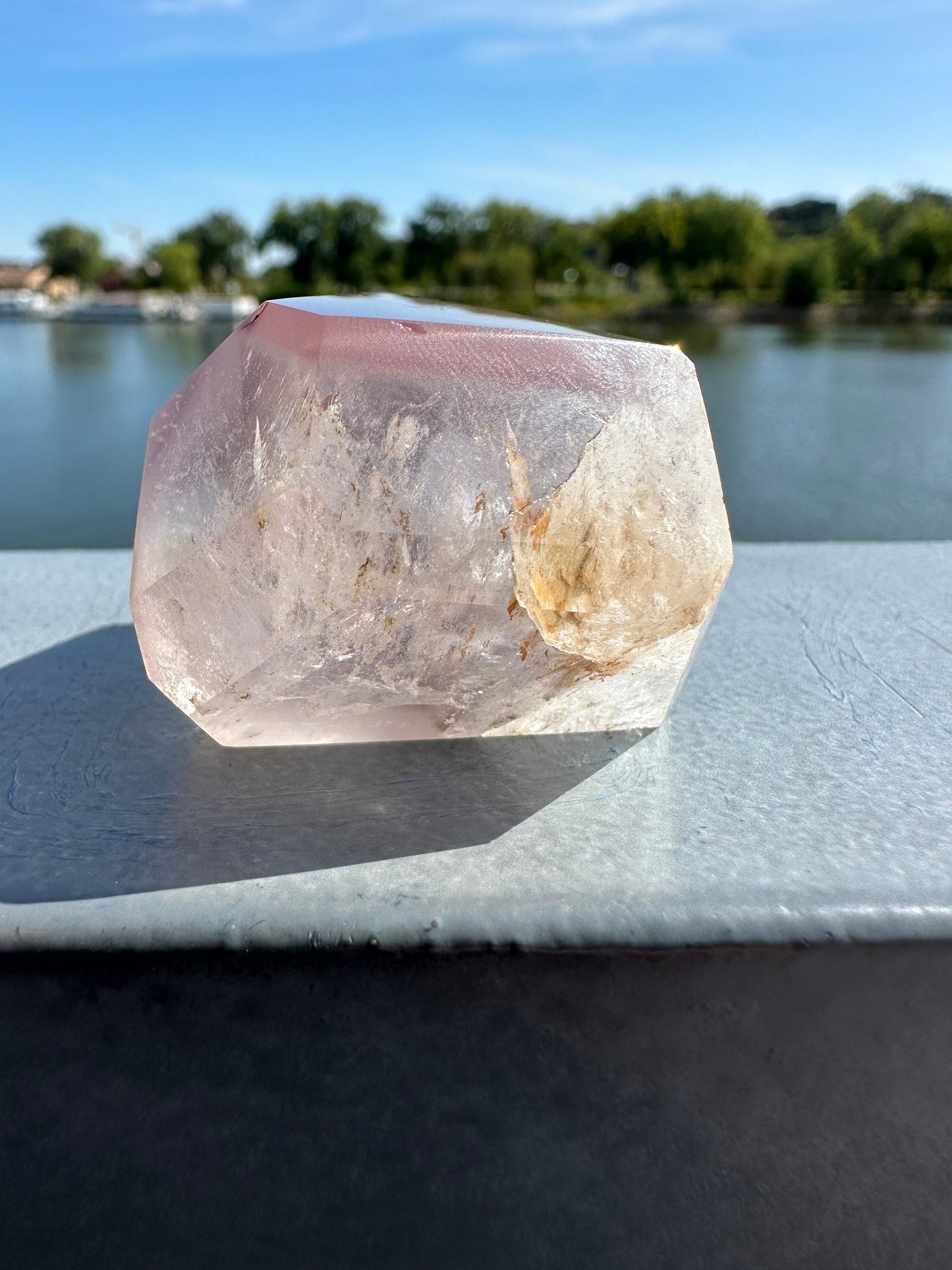 Rare Pink Lithium Tower from Brazil | Lithium Point | Lithium Crystal | Rare Crystals | Pink Lithium Crystal | Lithium Quartz