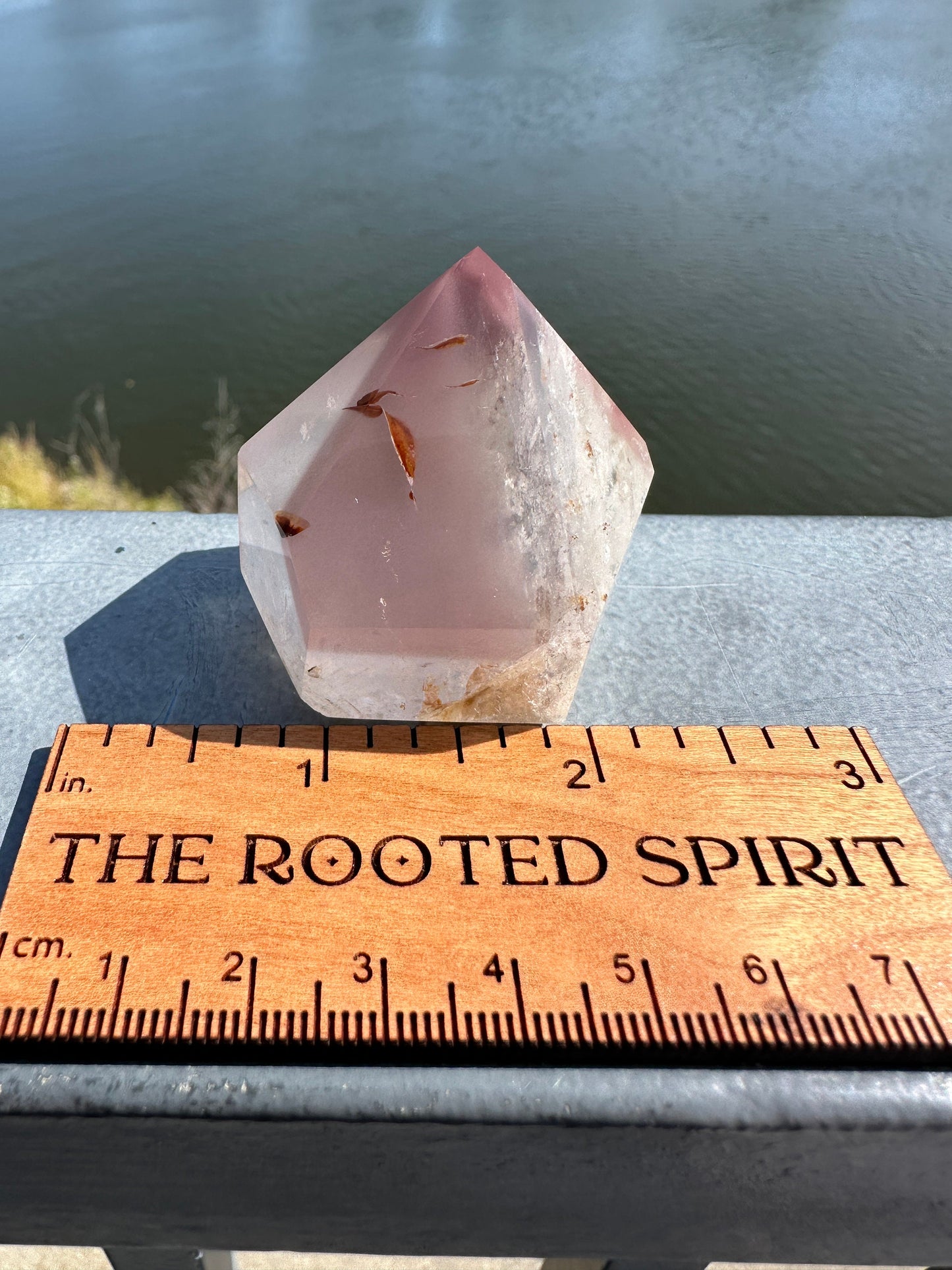 Rare Pink Lithium Tower from Brazil | Lithium Point | Lithium Crystal | Rare Crystals | Pink Lithium Crystal | Lithium Quartz