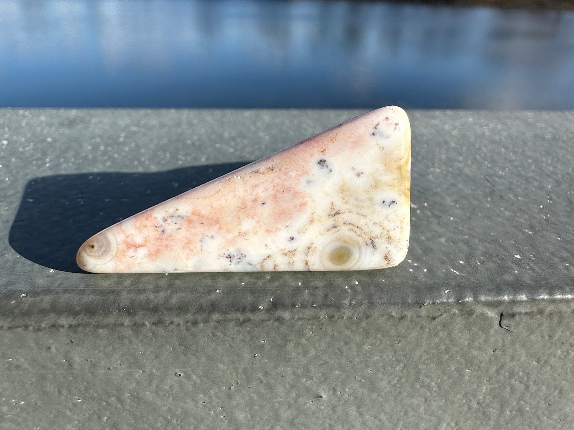 8th Vein Ocean Jasper Tumble | 8th Vein Ocean Jasper | 8th Vein Ocean Jasper Palm Stone | Ocean Jasper Vein 8 | Vein 8 Ocean Jasper