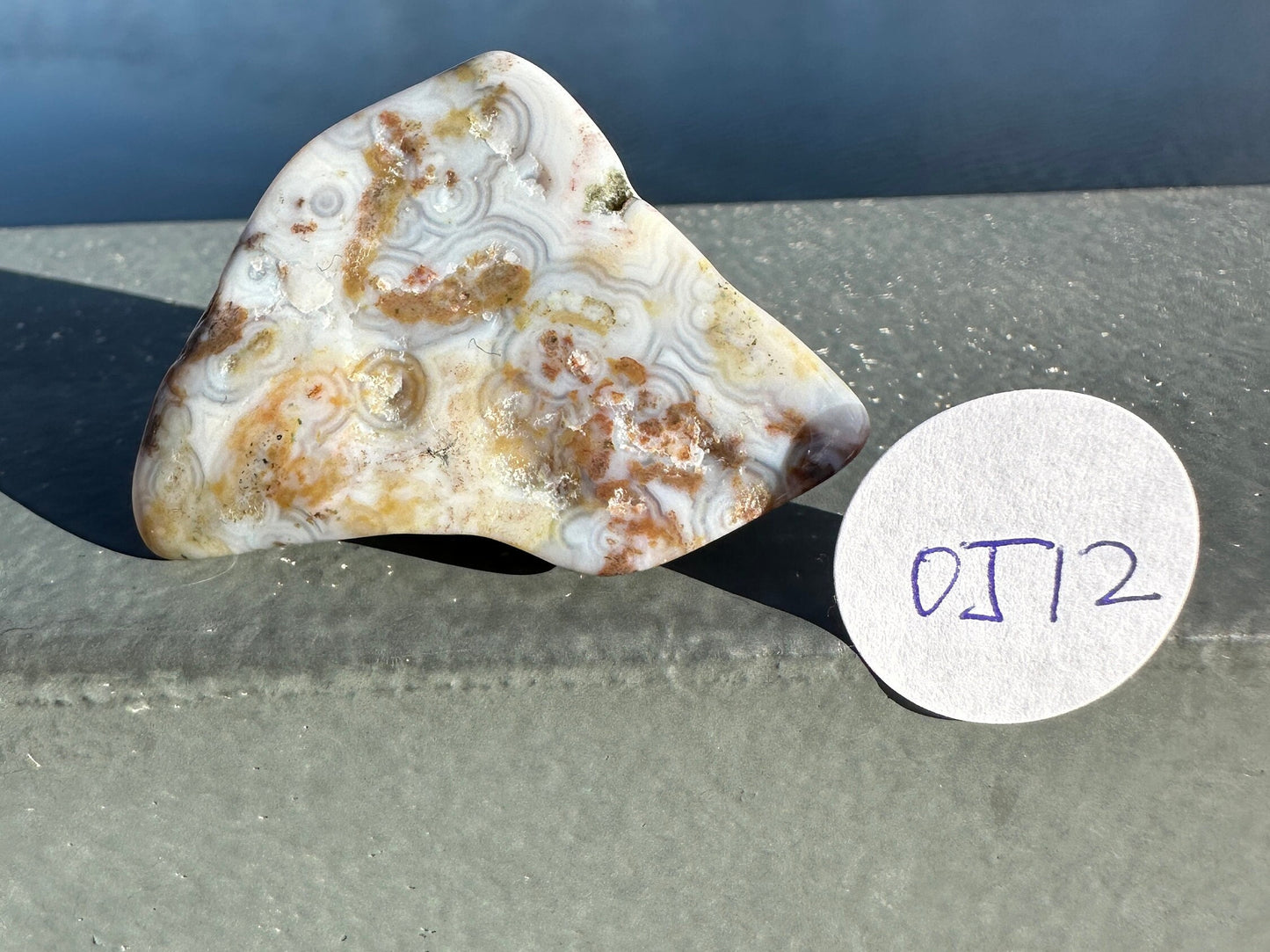 8th Vein Ocean Jasper Tumble | 8th Vein Ocean Jasper | 8th Vein Ocean Jasper Palm Stone | Ocean Jasper Vein 8 | Vein 8 Ocean Jasper