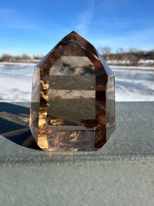 Smoky Quartz Tower | Grounding | Energy | Protection | Calmness | Stability