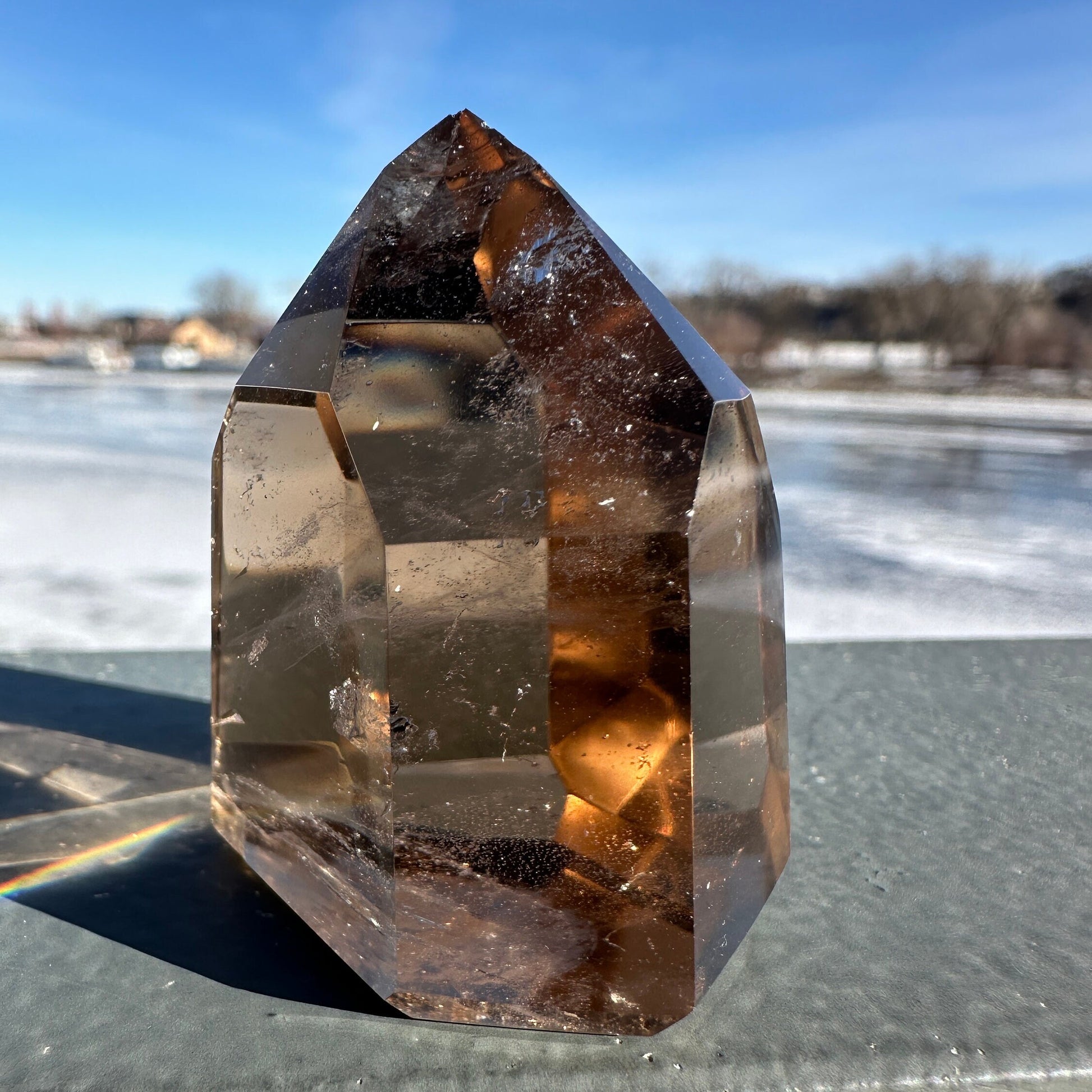 Smoky Quartz Tower | Grounding | Energy | Protection | Calmness | Stability