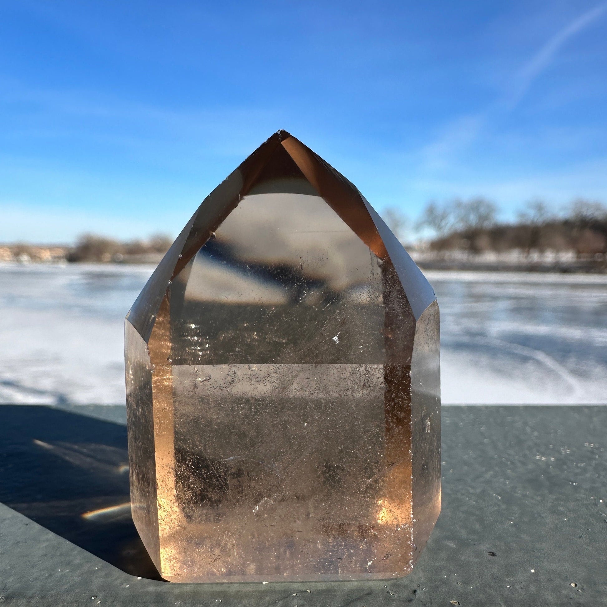 Smoky Quartz Tower | Grounding | Energy | Protection | Calmness | Stability