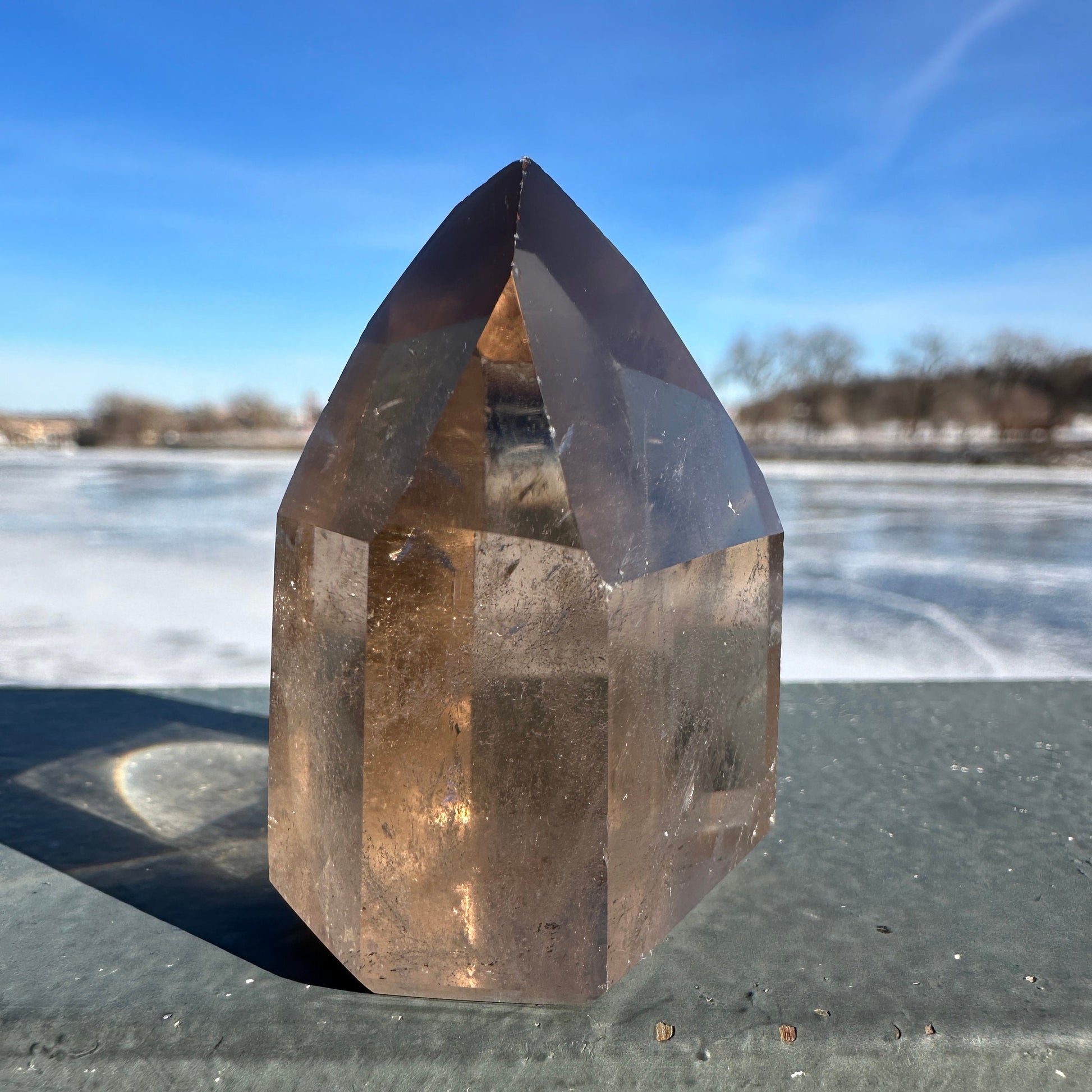 Smoky Quartz Tower | Grounding | Energy | Protection | Calmness | Stability