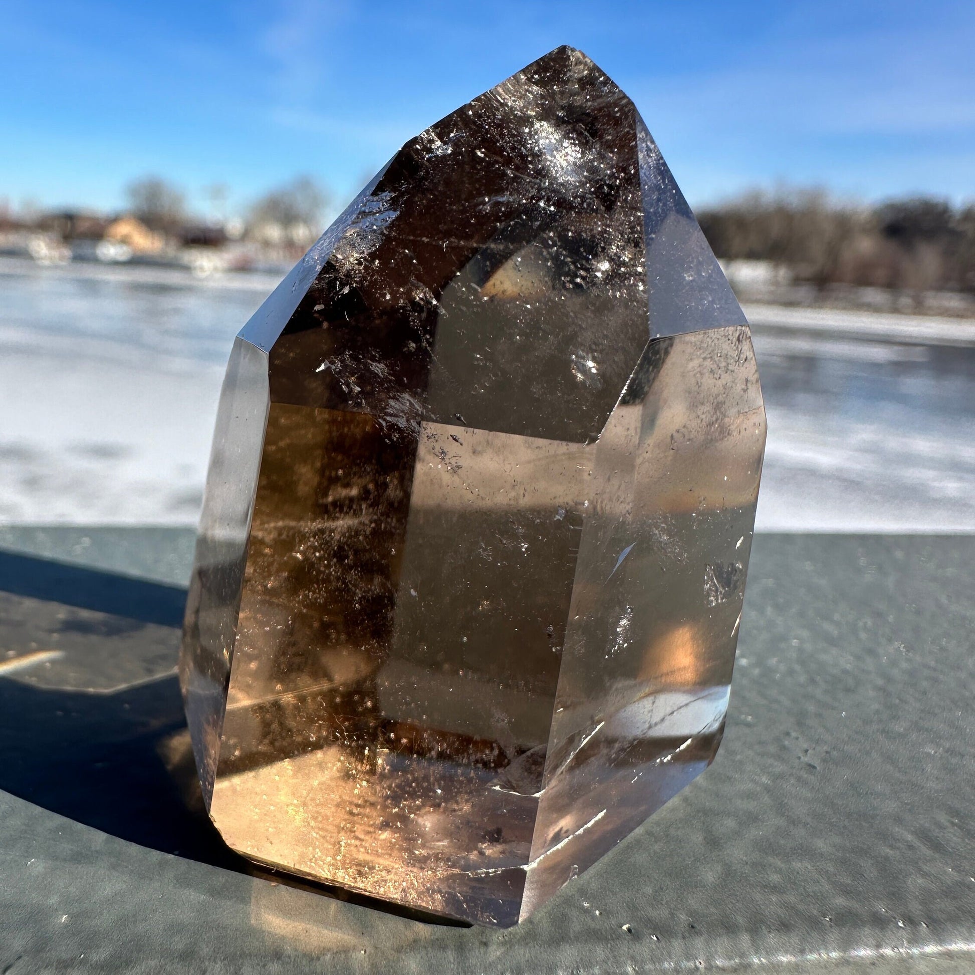 Smoky Quartz Tower | Grounding | Energy | Protection | Calmness | Stability