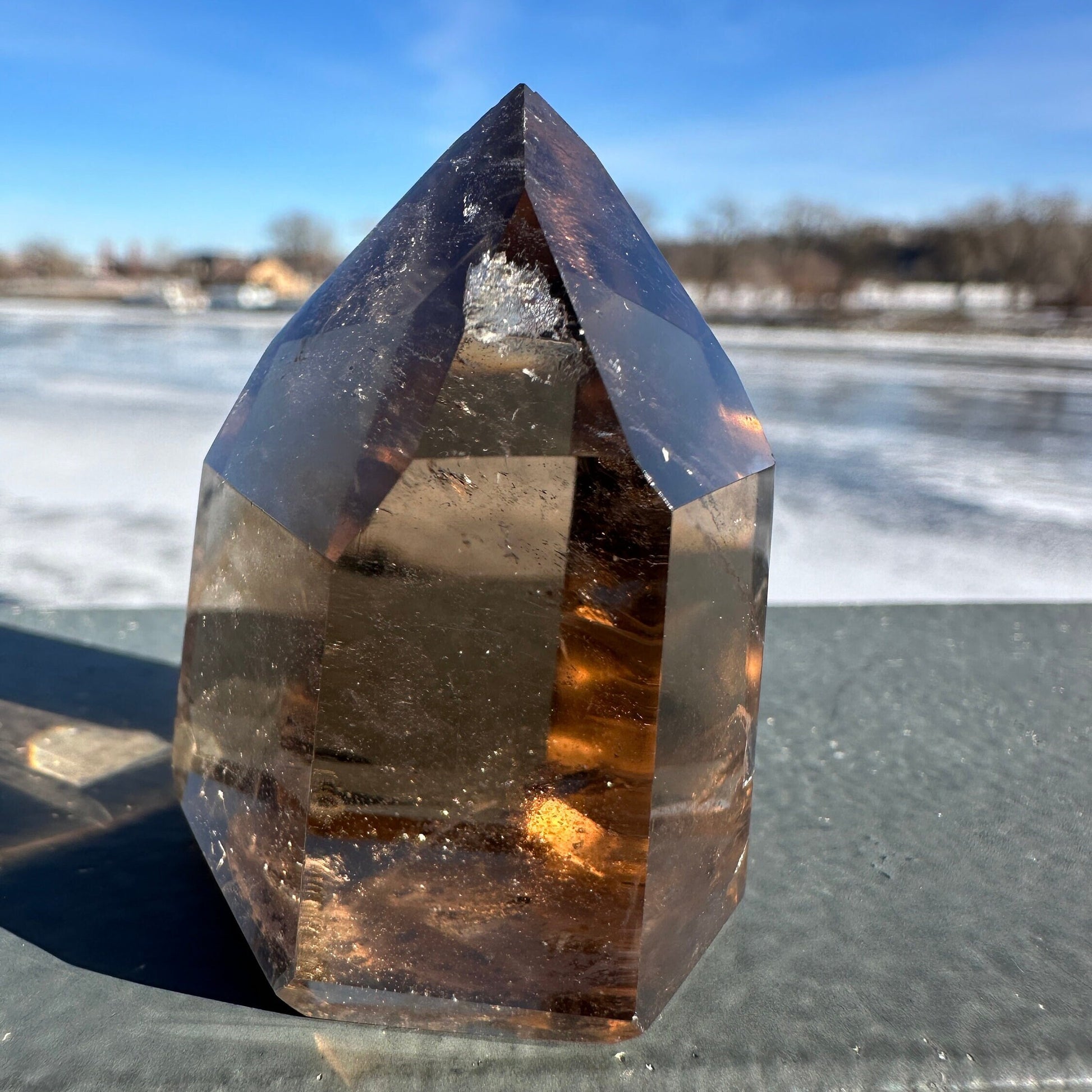 Smoky Quartz Tower | Grounding | Energy | Protection | Calmness | Stability