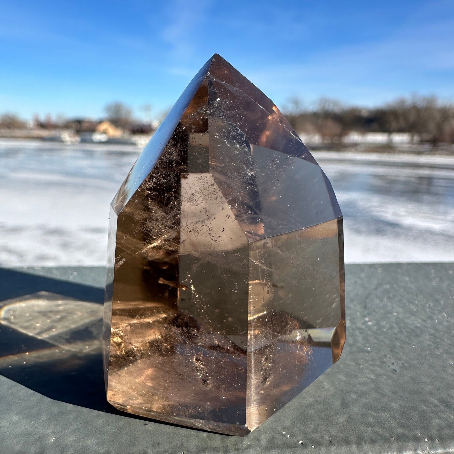 Smoky Quartz Tower | Grounding | Energy | Protection | Calmness | Stability