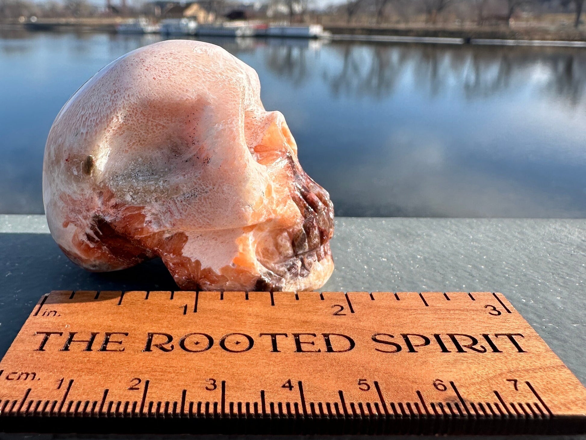 Pink Scolecite Skull | Heart Chakra | Connection | Love | Spirituality