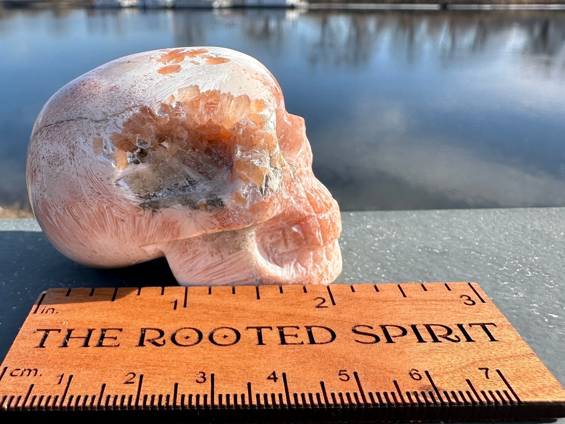 Pink Scolecite Skull | Heart Chakra | Connection | Love | Spirituality