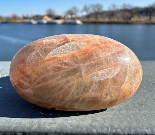 Gorgeous Indian Moonstone Palm Stone | Tucson Exclusive