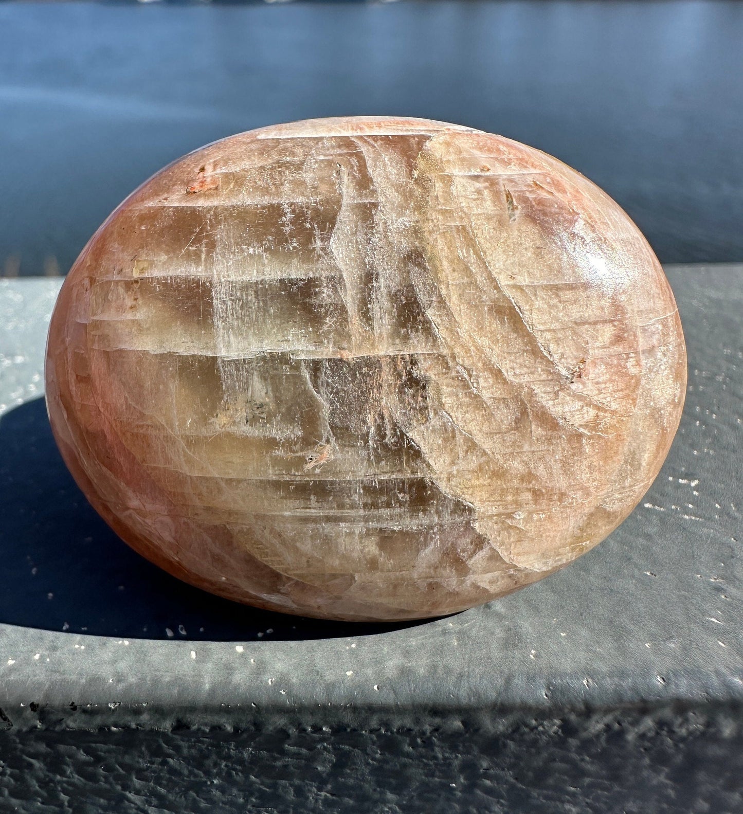 Gorgeous Indian Moonstone Palm Stone | Tucson Exclusive